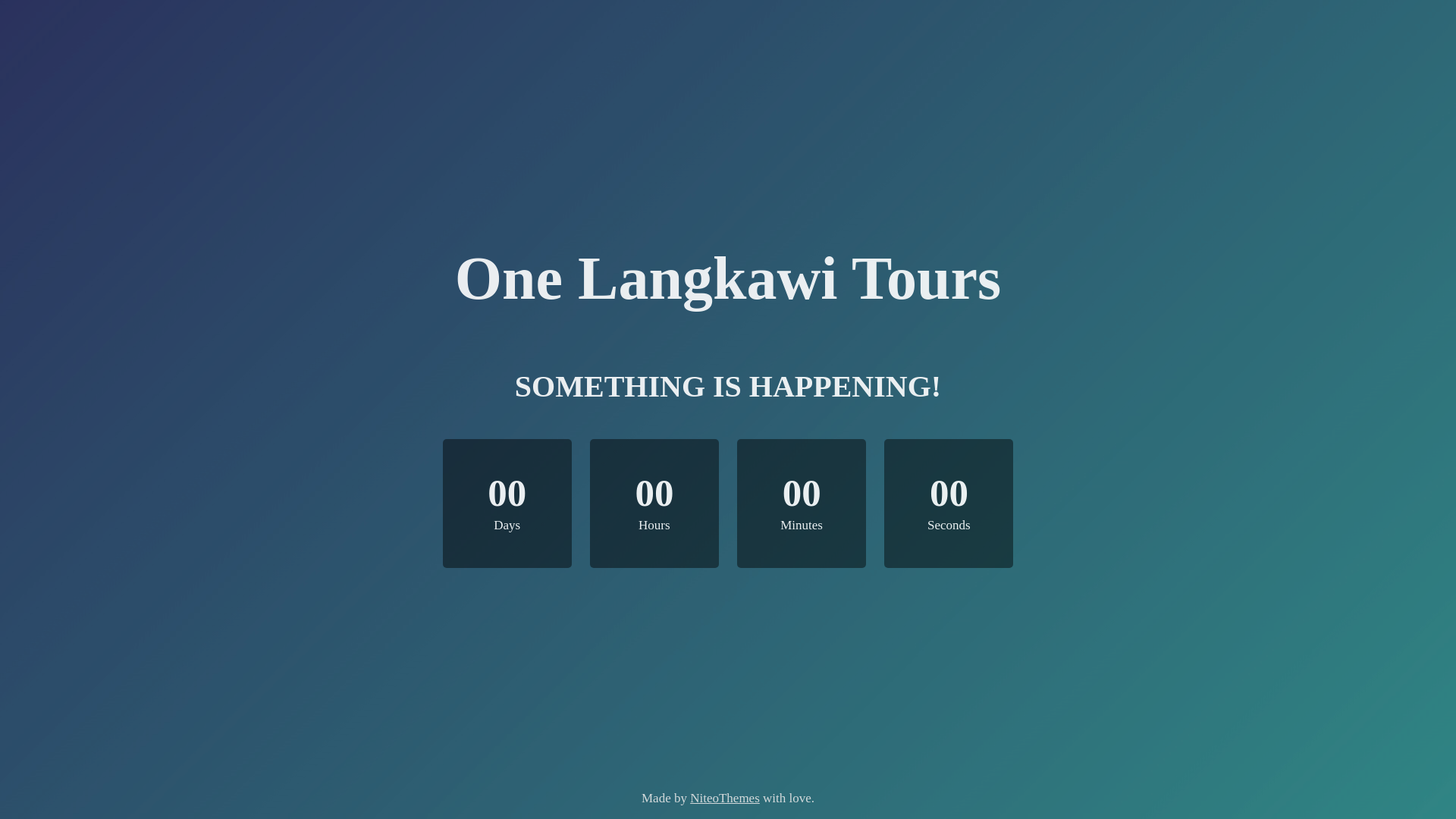 website screenshot of https://onelangkawitours.com/