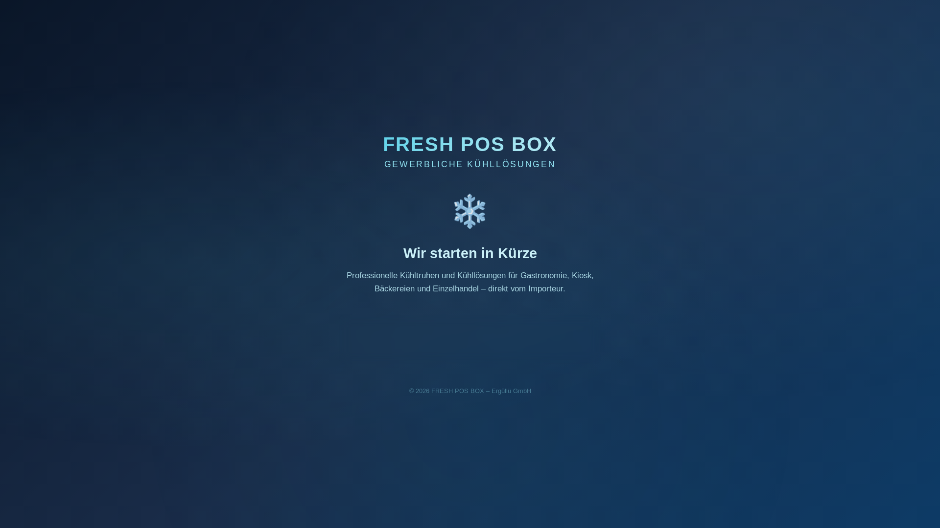 website screenshot of https://freshposbox.eu/