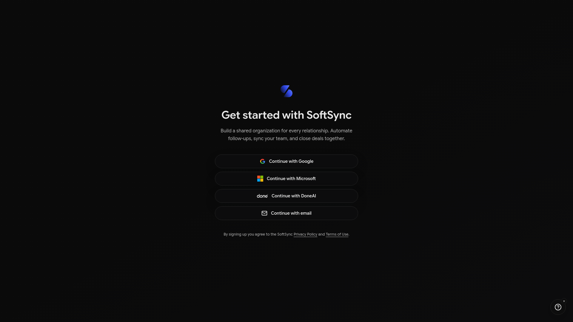 website screenshot of https://softsync-dev.pages.dev/