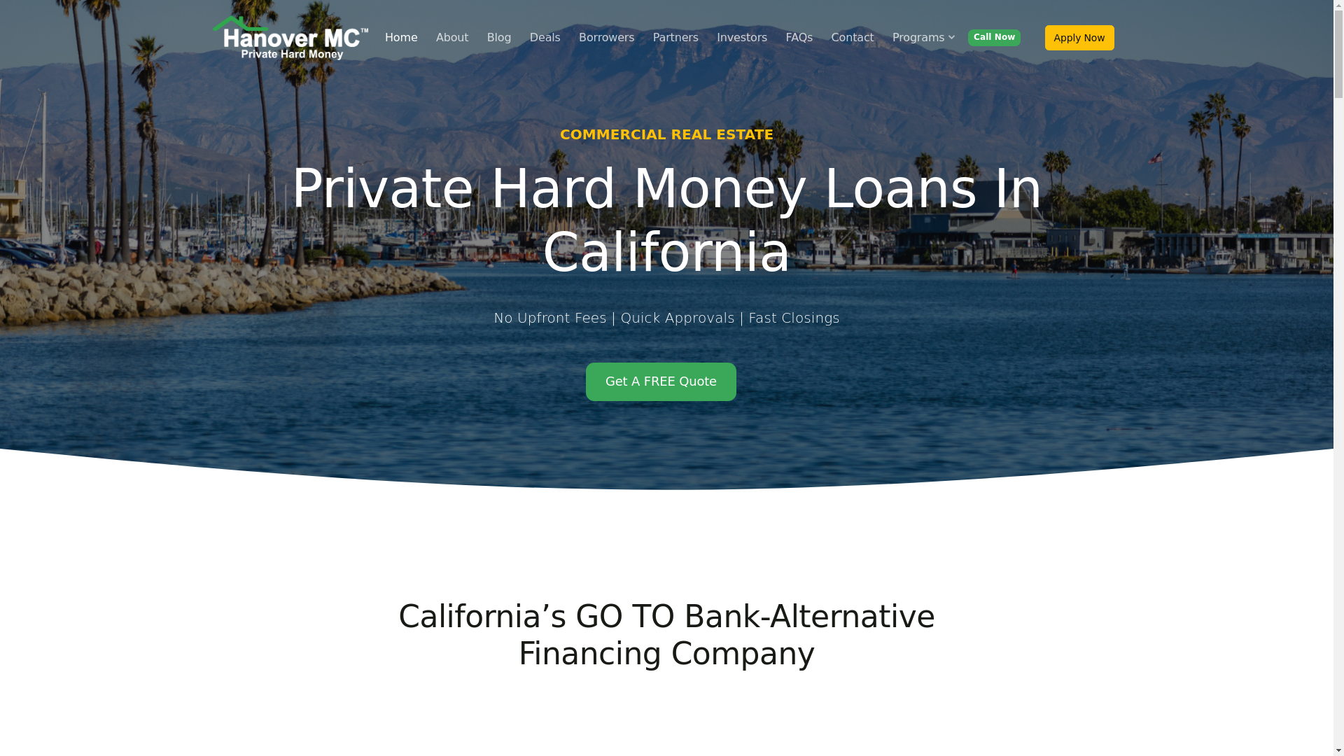 website screenshot of https://try-hanovermortgage.com/