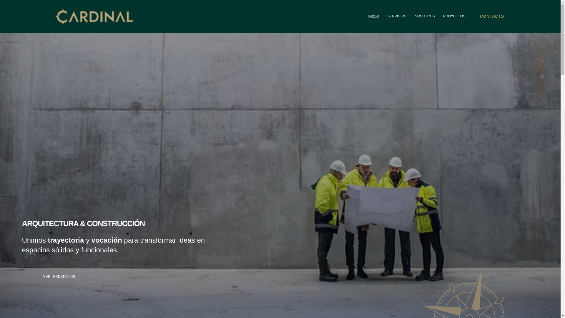 website screenshot of https://cardinalarco.com/