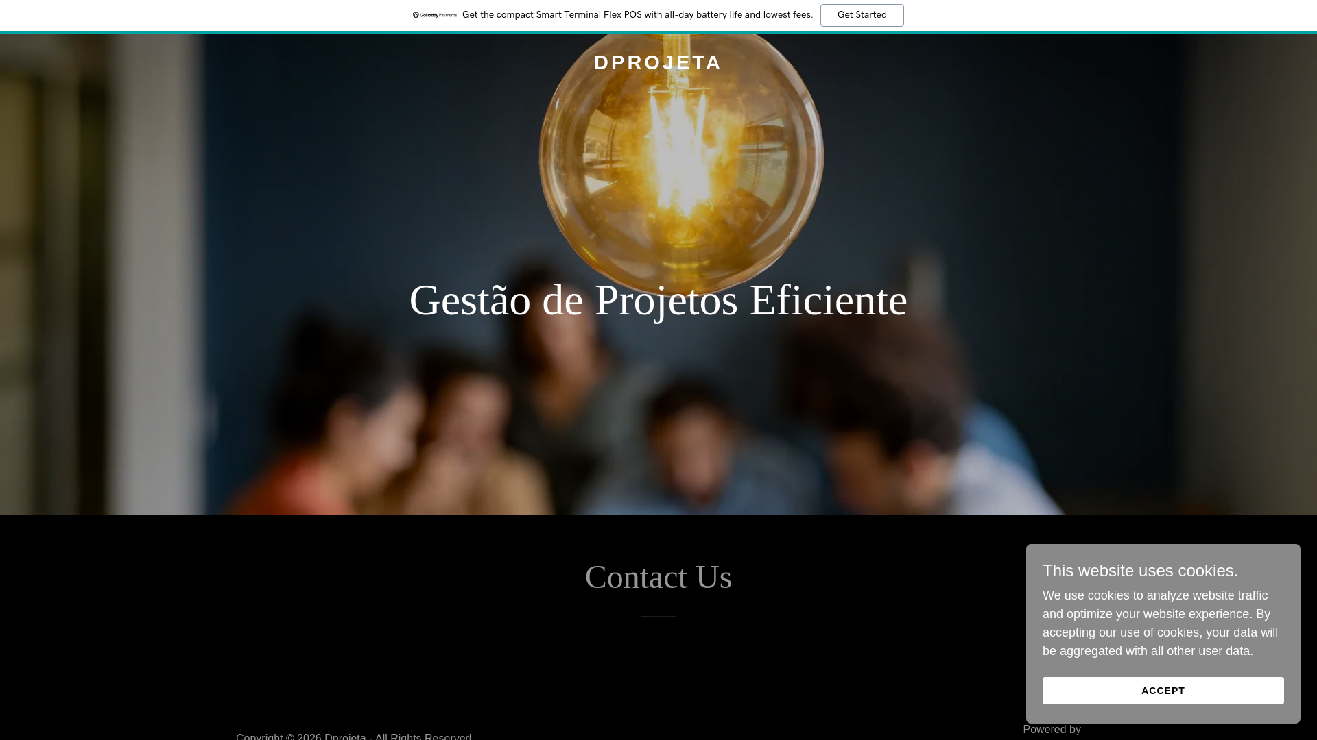 website screenshot of https://dprojeta.com/