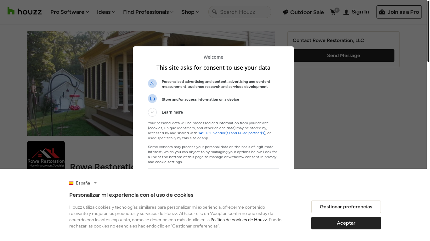 website screenshot of https://www.houzz.com/professionals/general-contractors/rowe-restoration-llc-pfvwus-pf~1828744105