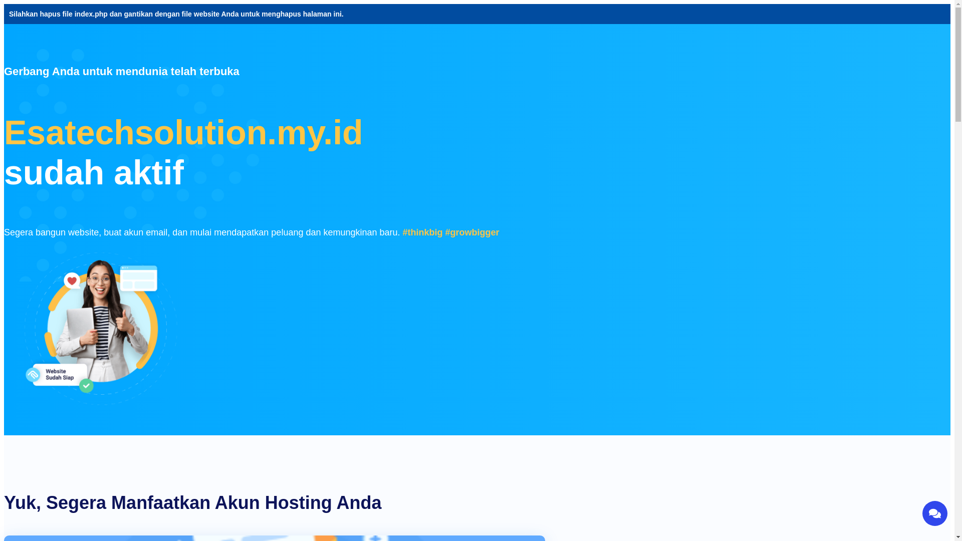 website screenshot of https://esatechsolution.my.id/