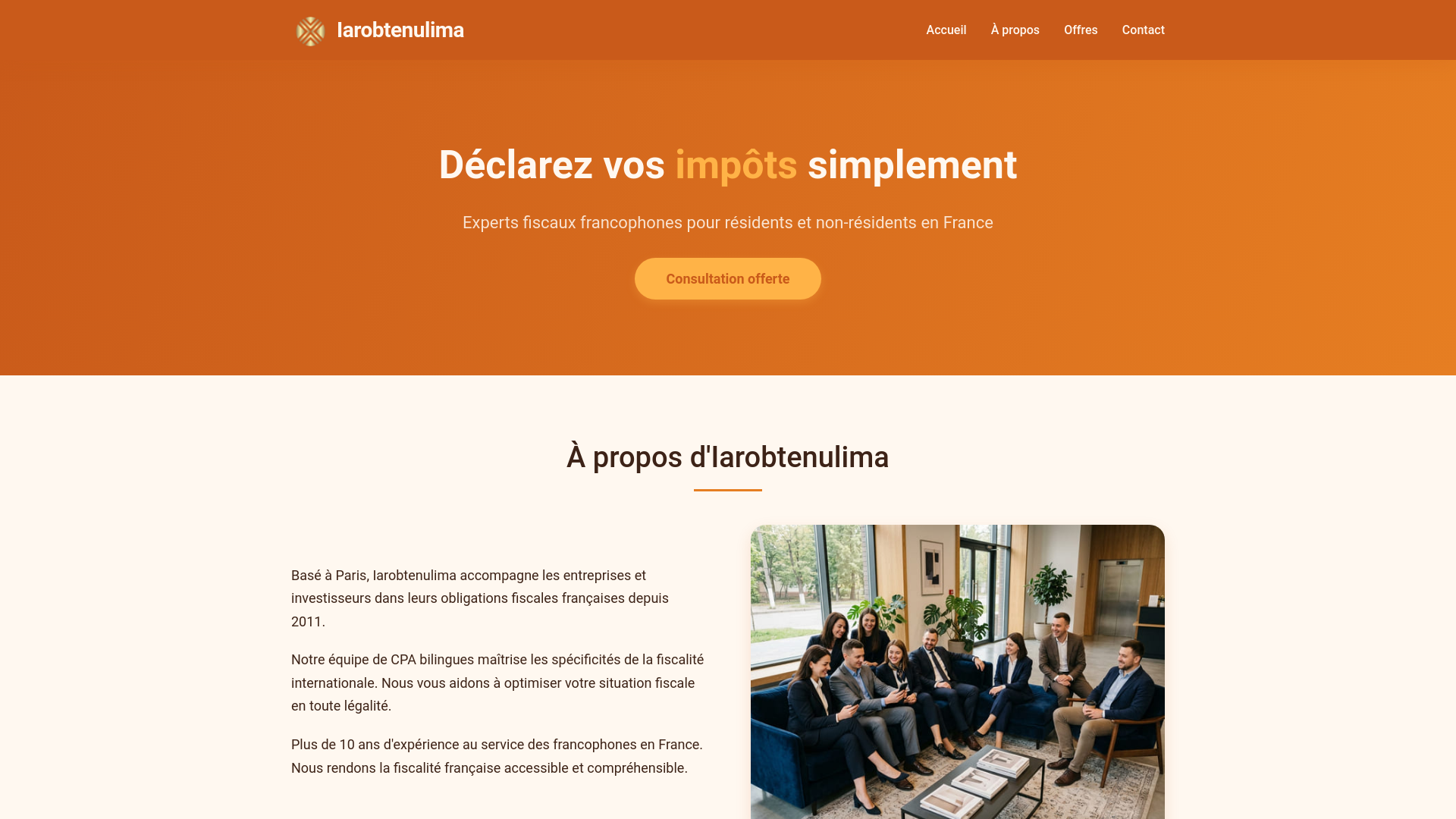 website screenshot of https://iarobtenulima.xyz