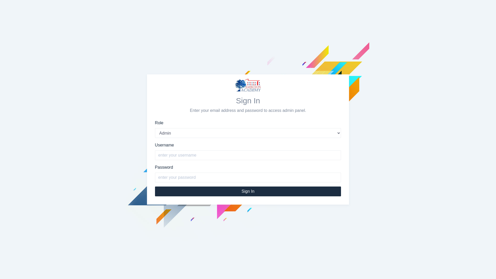 website screenshot of https://ambitionacademyhkcl.com/