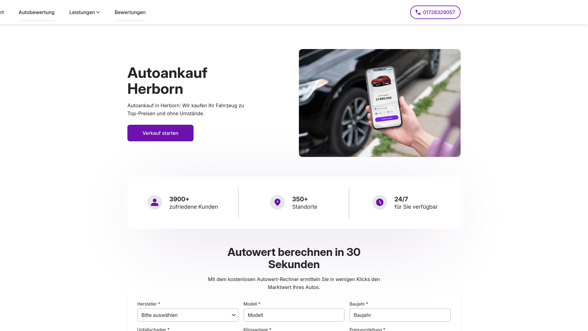 website screenshot of https://auto-ankauf-herborn.de/