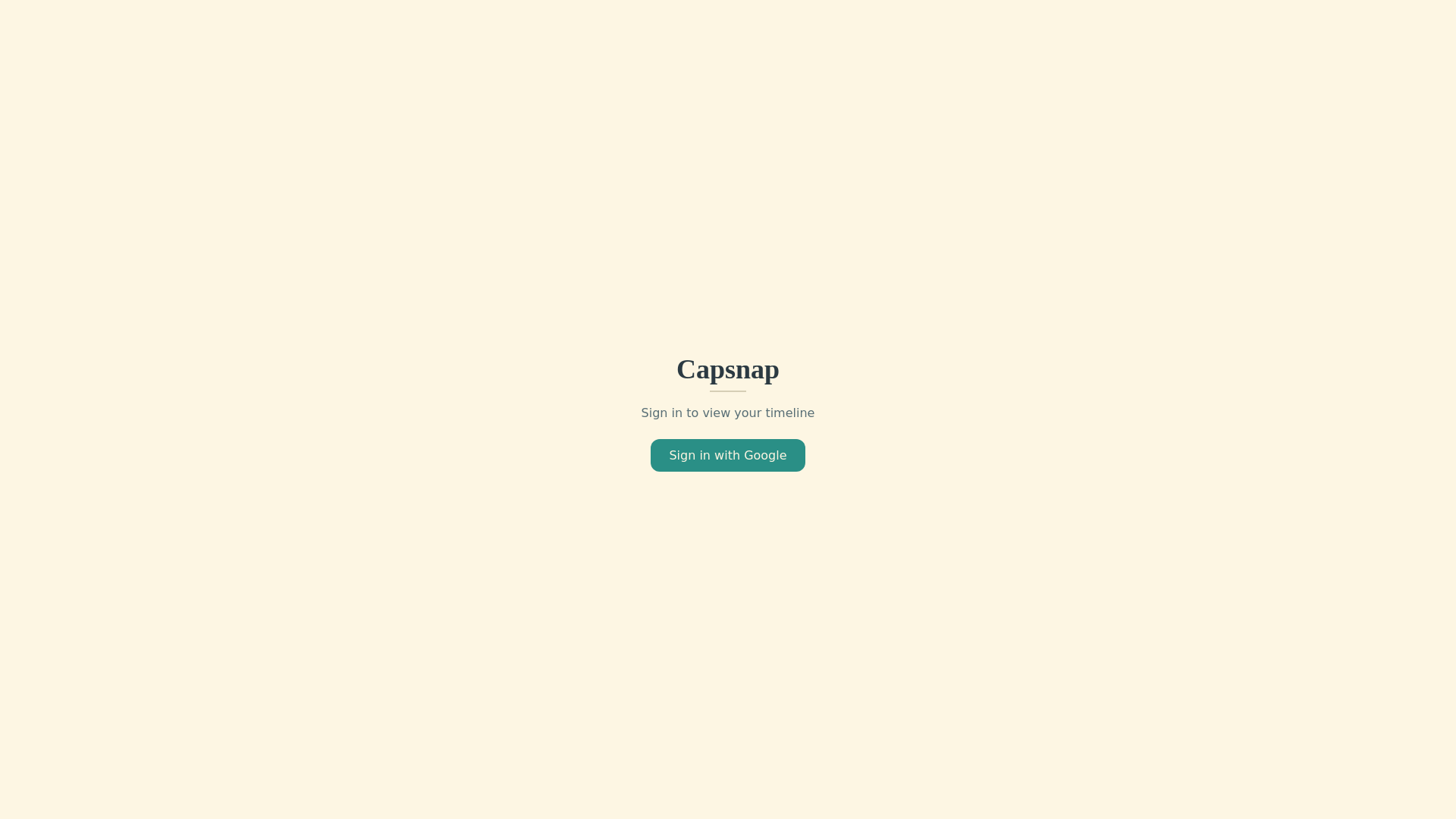 website screenshot of https://capsnap-frontend.pages.dev/