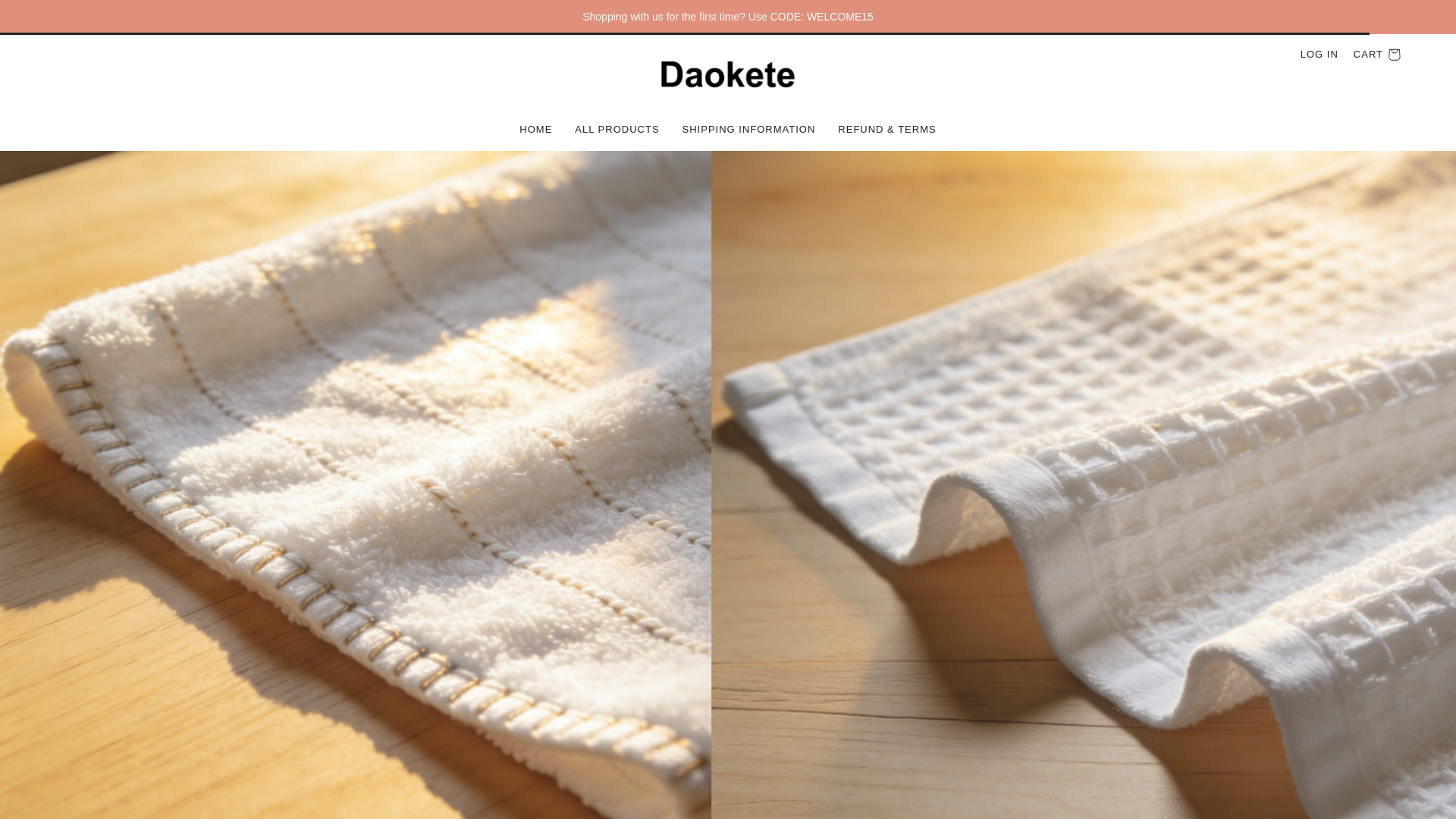 website screenshot of https://daokete-store.store/