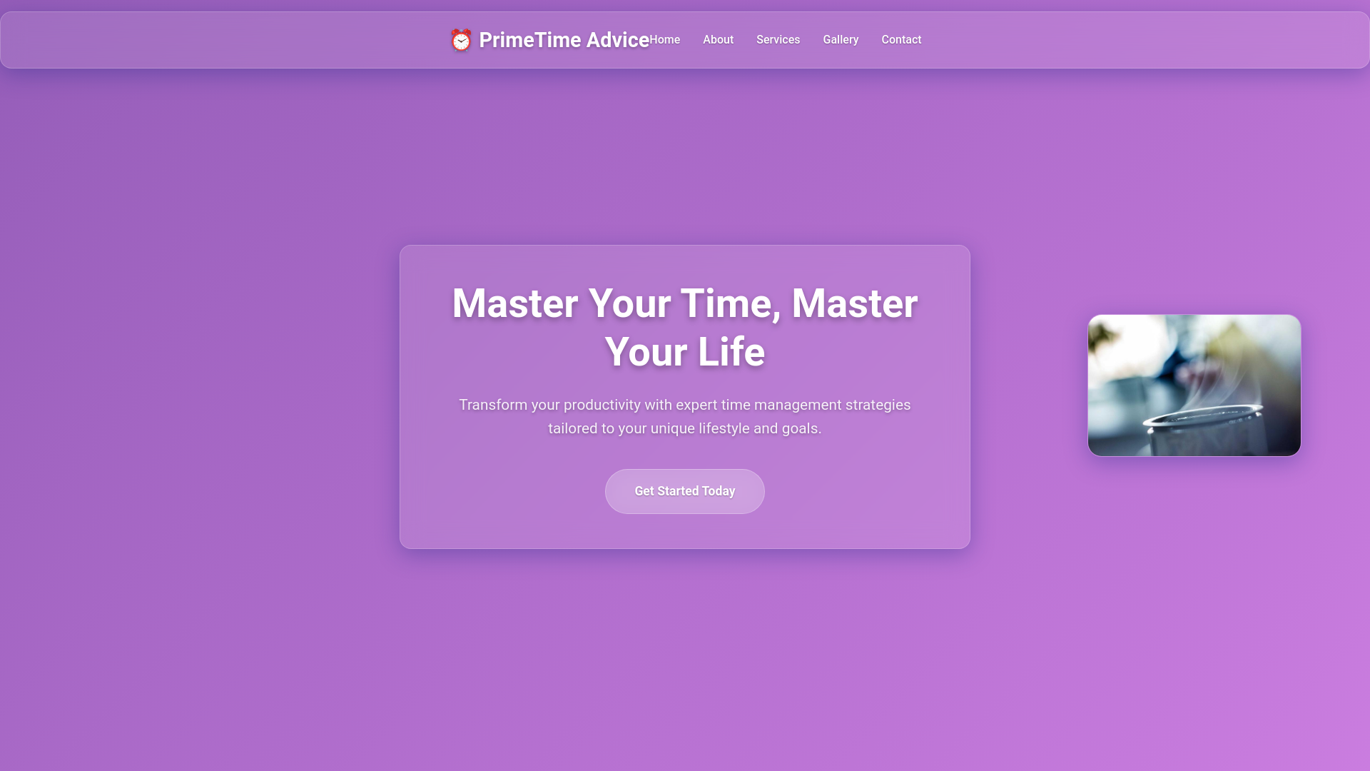 website screenshot of https://primetimeadvice.cyou/