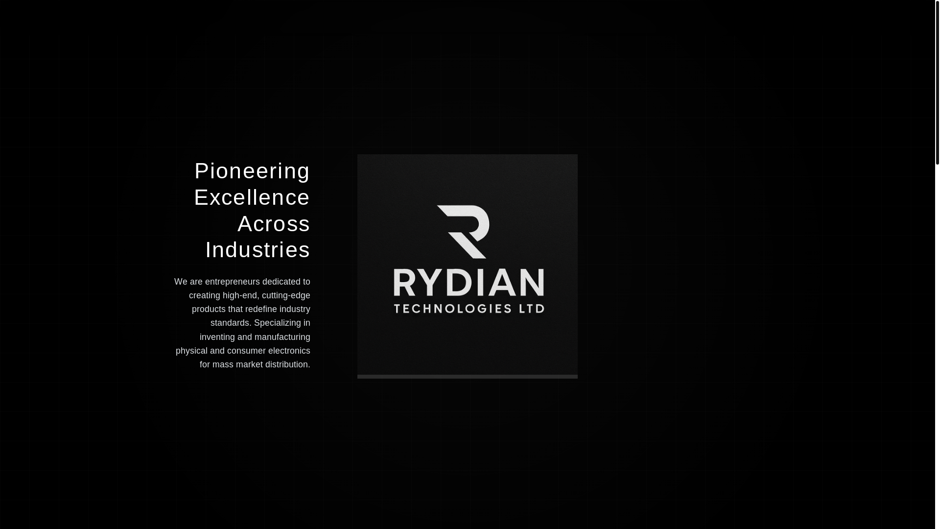 website screenshot of https://rydian-tech.pages.dev/