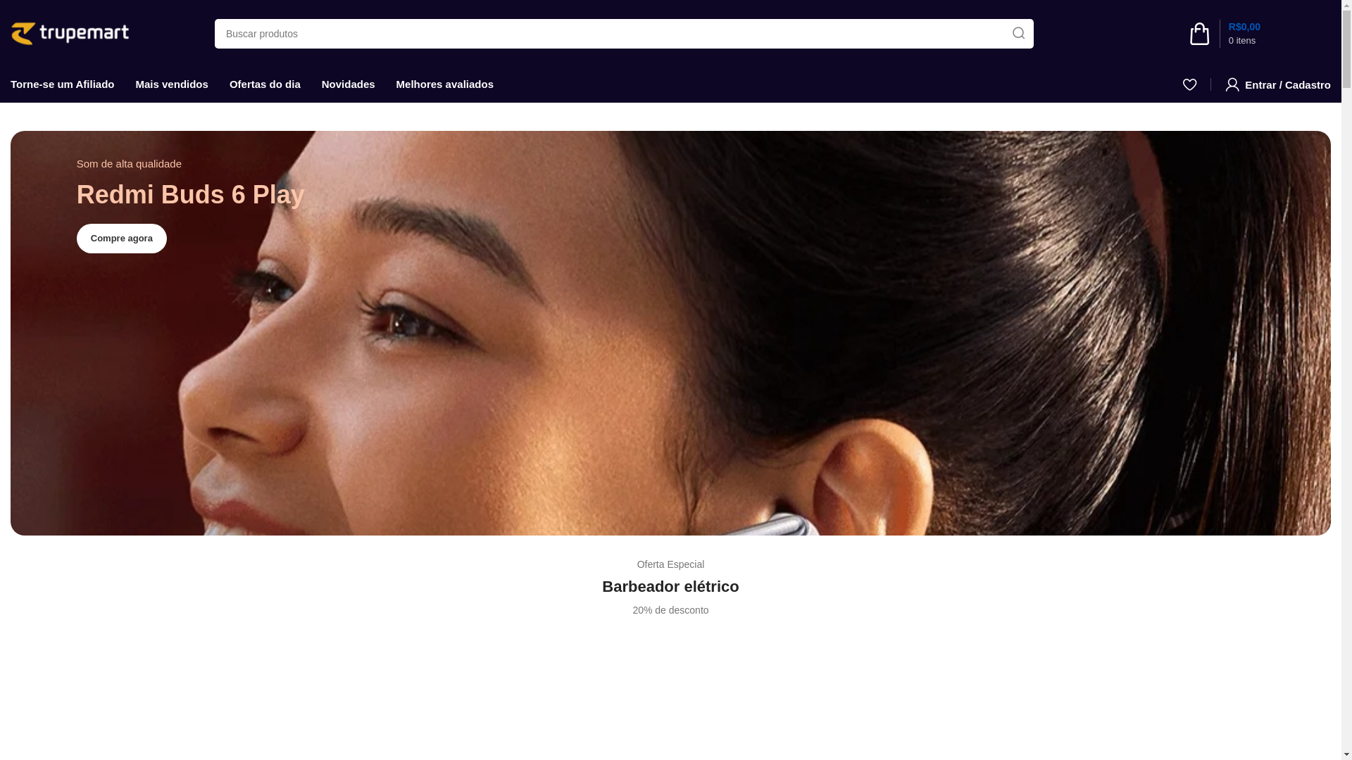 website screenshot of https://vapcart.com.br/