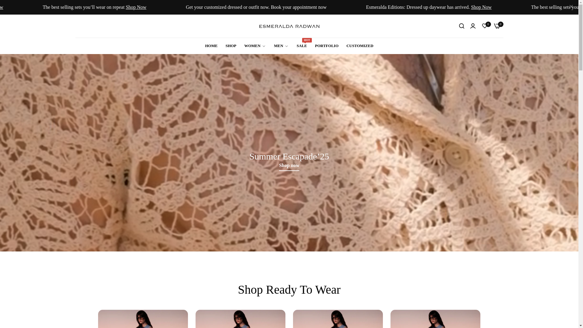 website screenshot of https://esmeraldaradwan.com/