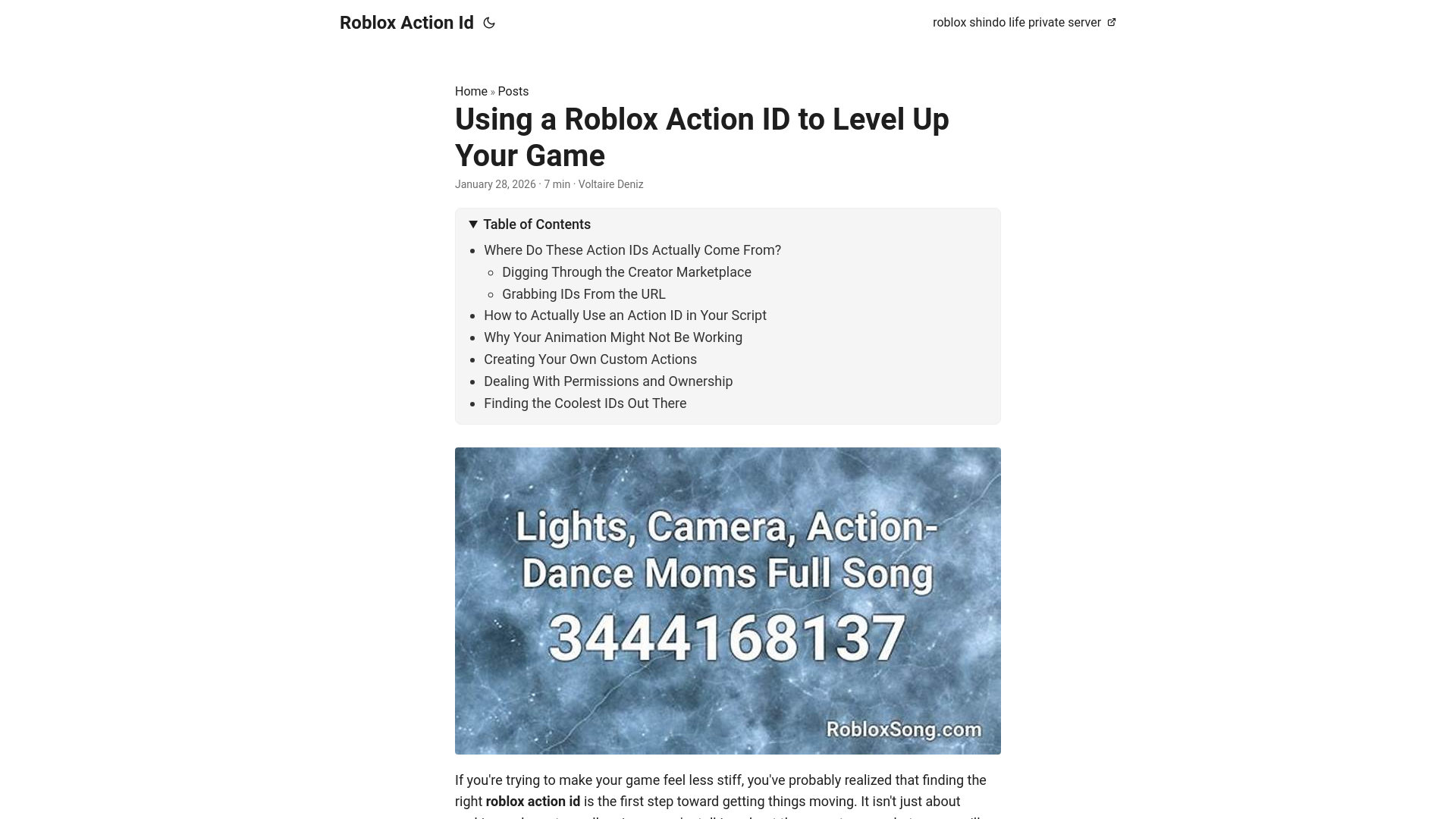 website screenshot of https://roblox-action-id.pages.dev/