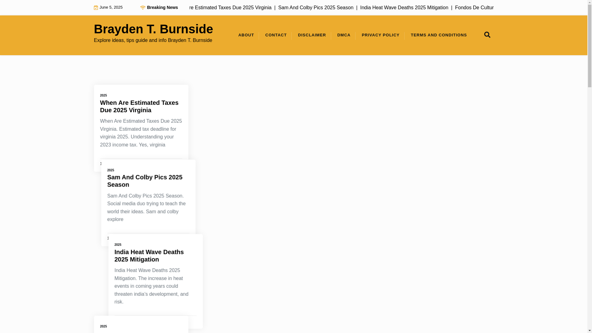 website screenshot of https://braydentburnside.pages.dev/