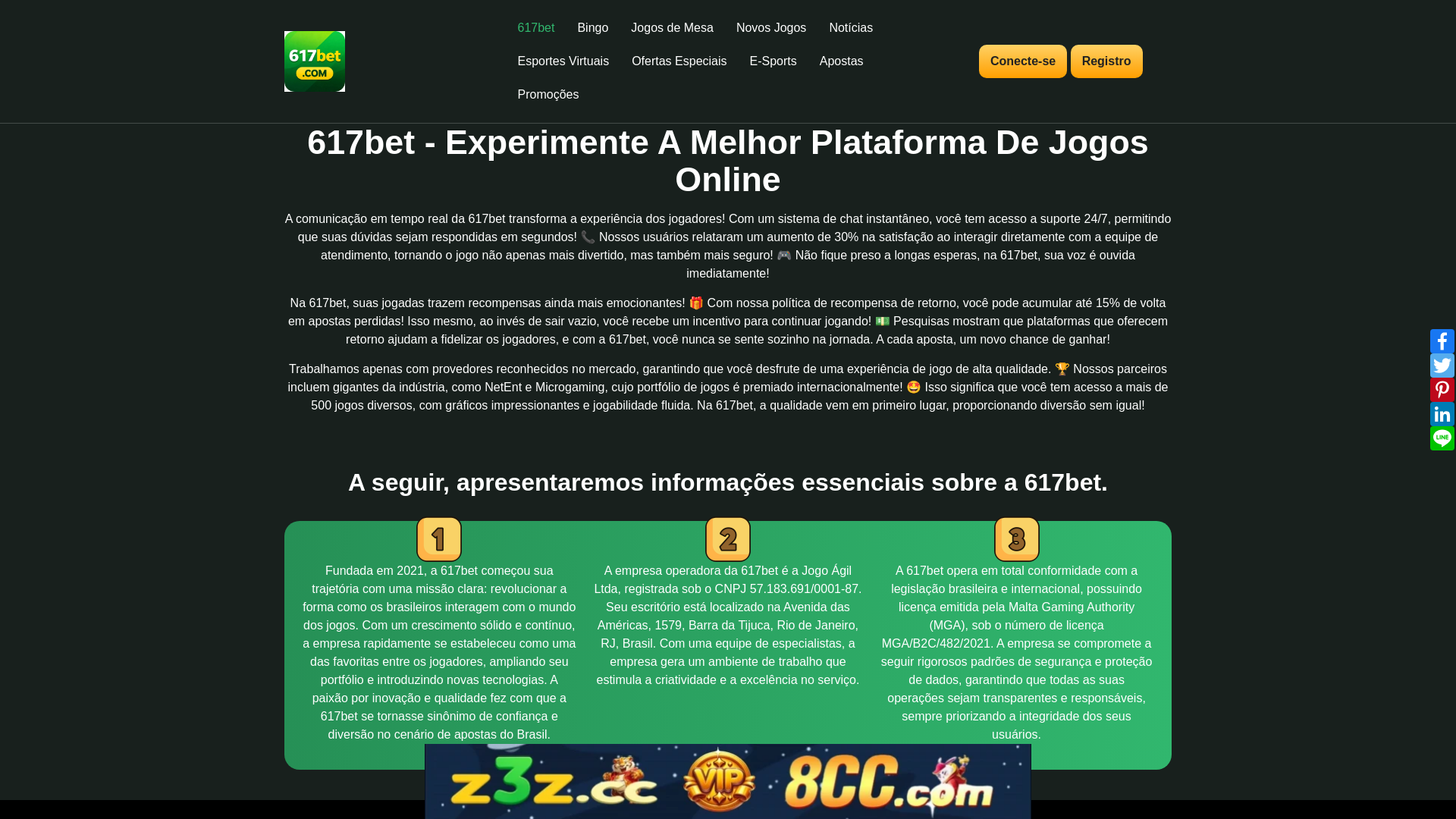 website screenshot of https://617betse.com/