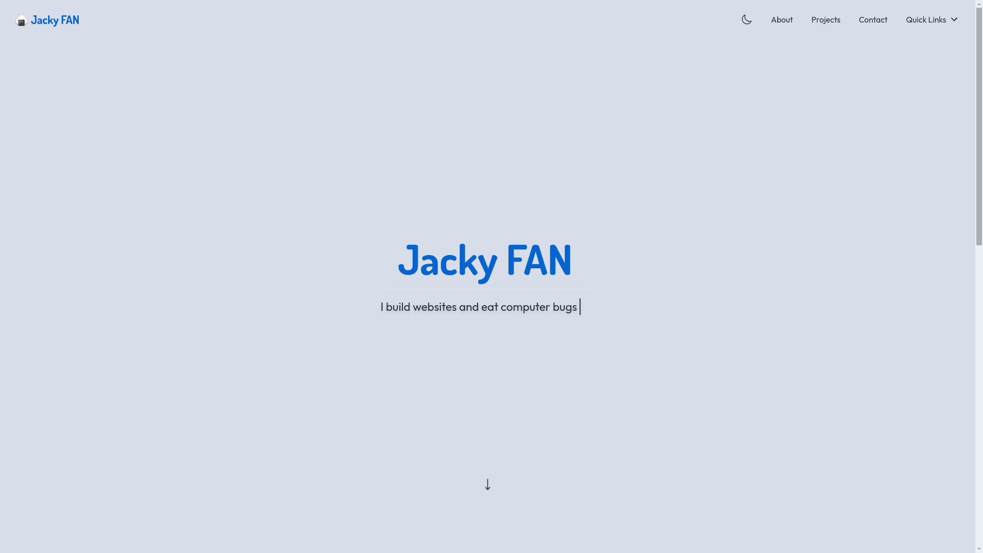 website screenshot of https://v2-jacky-fan.pages.dev/
