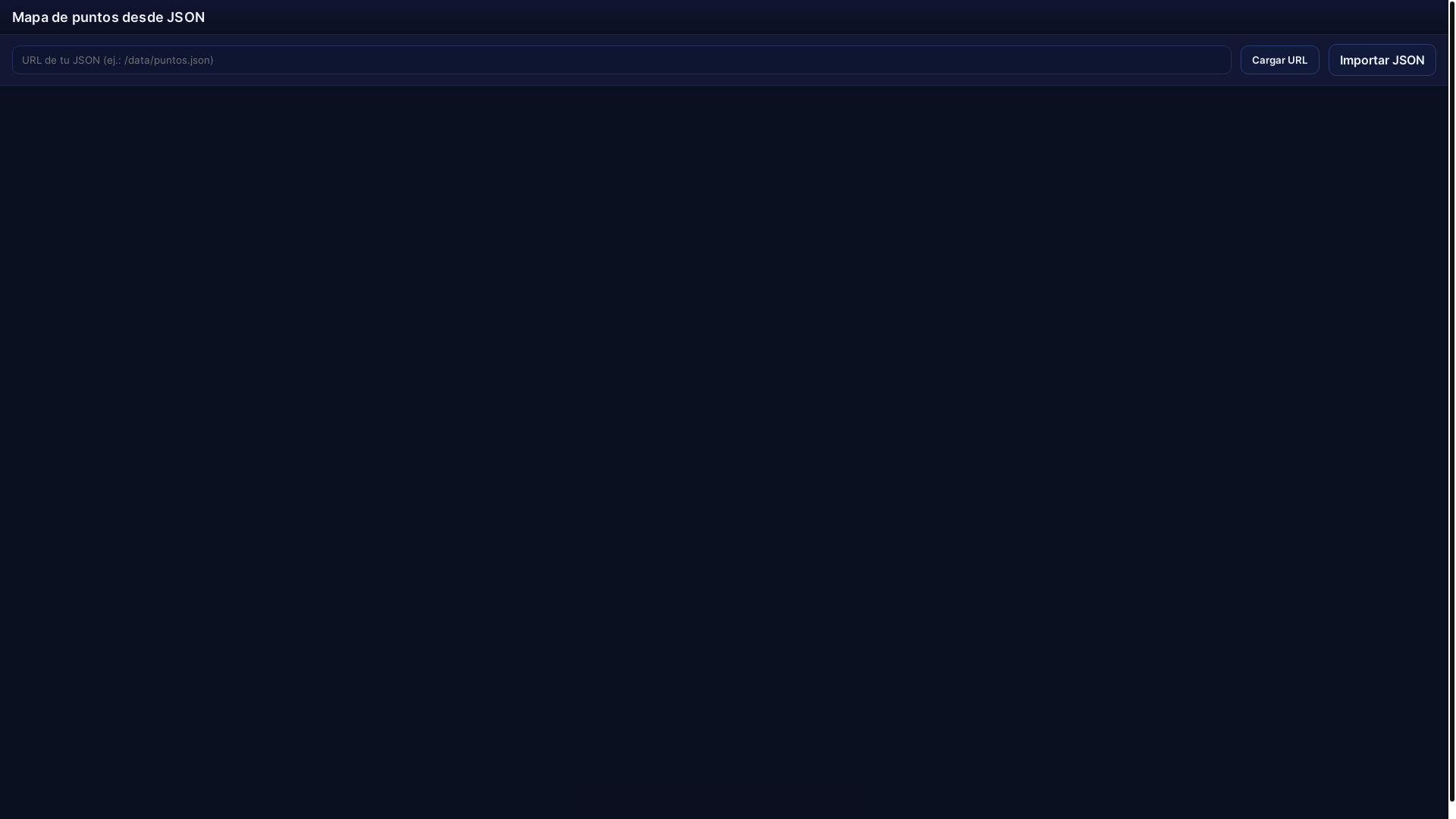 website screenshot of https://mapajavier.pages.dev/