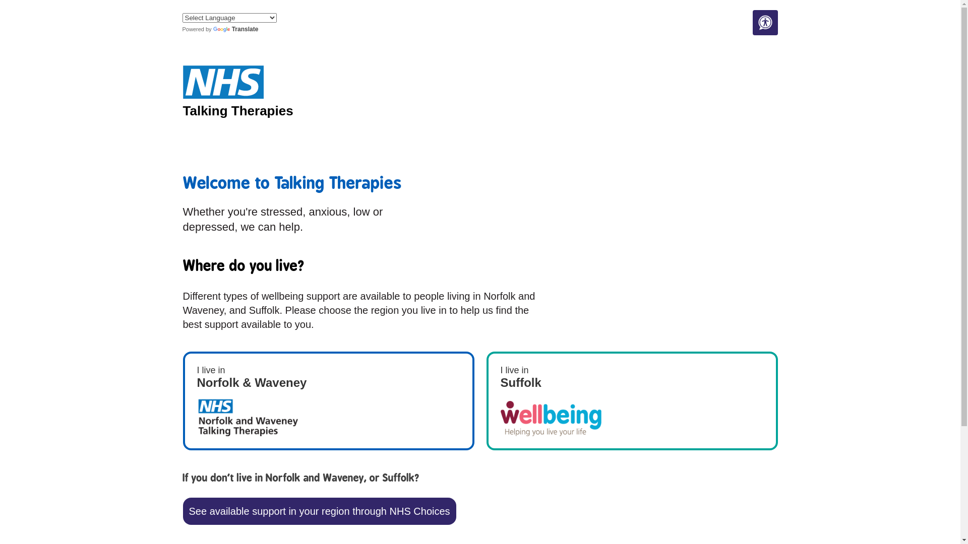 website screenshot of https://www.wellbeingnands.co.uk/suffolk/course/managing-adhd-symptoms/
