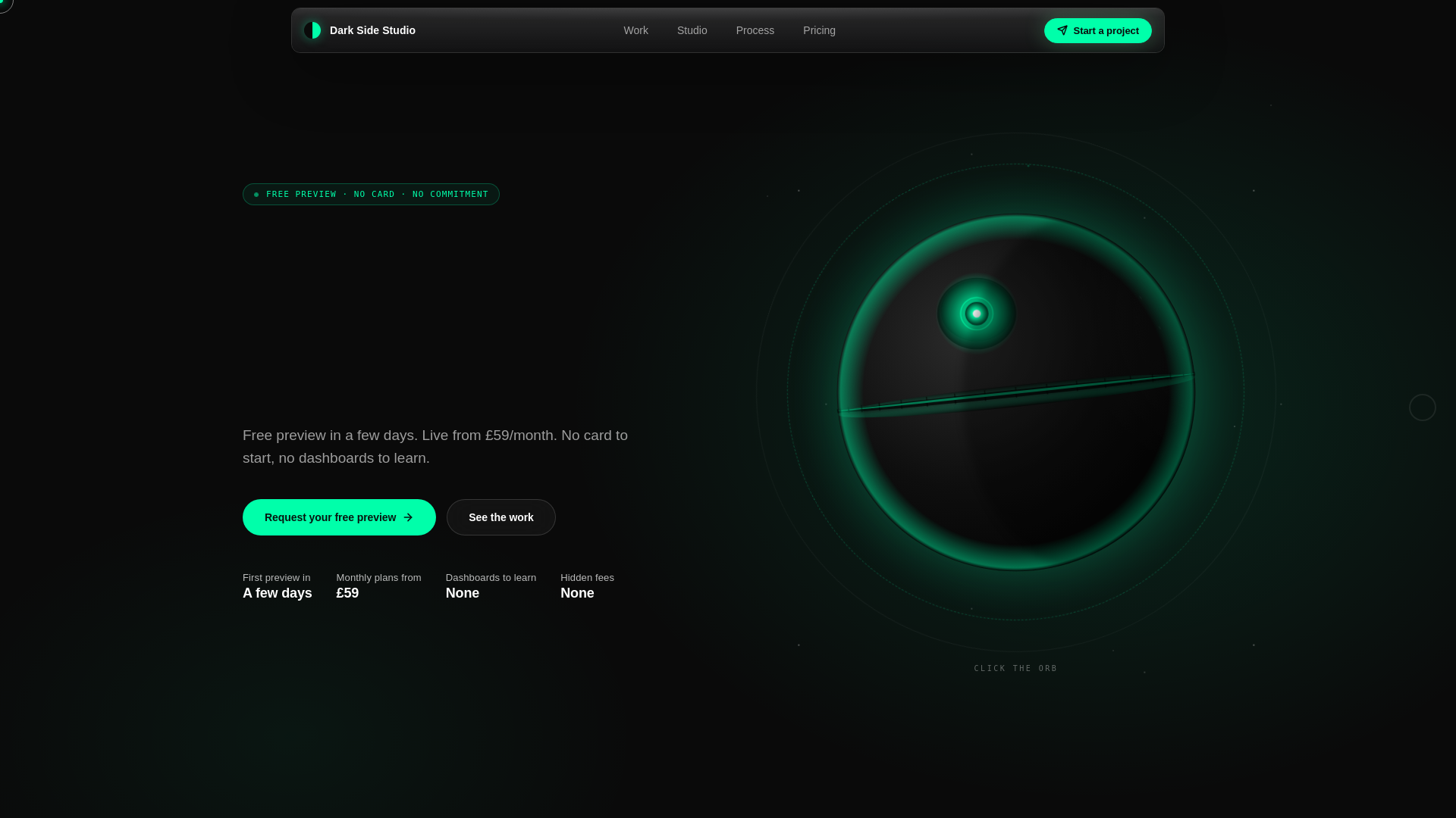 website screenshot of https://dark-side-studio.pages.dev/