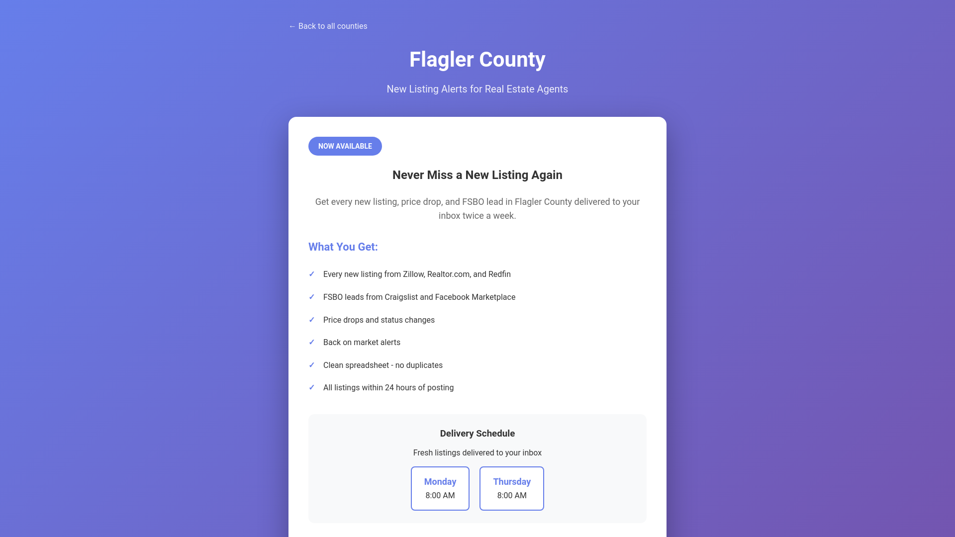 website screenshot of https://whatsbeenlisted.com/