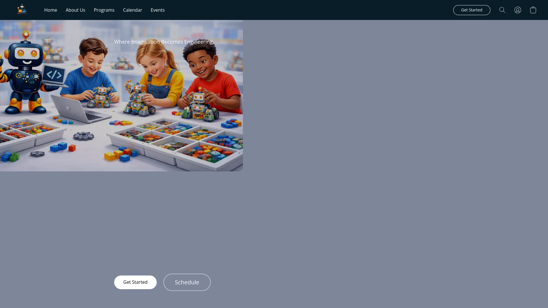 website screenshot of https://robrikfoundry.com/