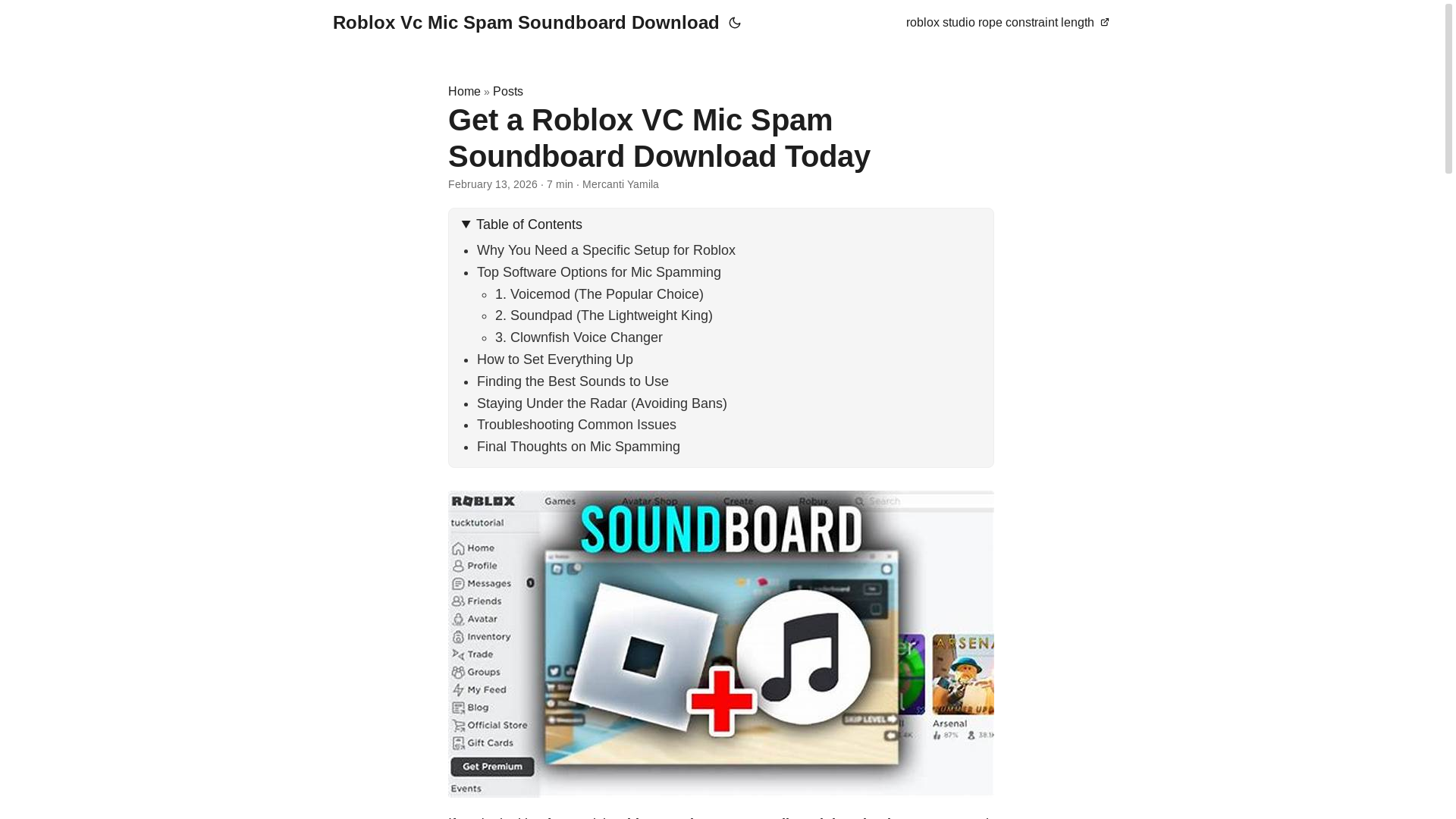 website screenshot of https://roblox-vc-mic-spam-soundboard-download.pages.dev/