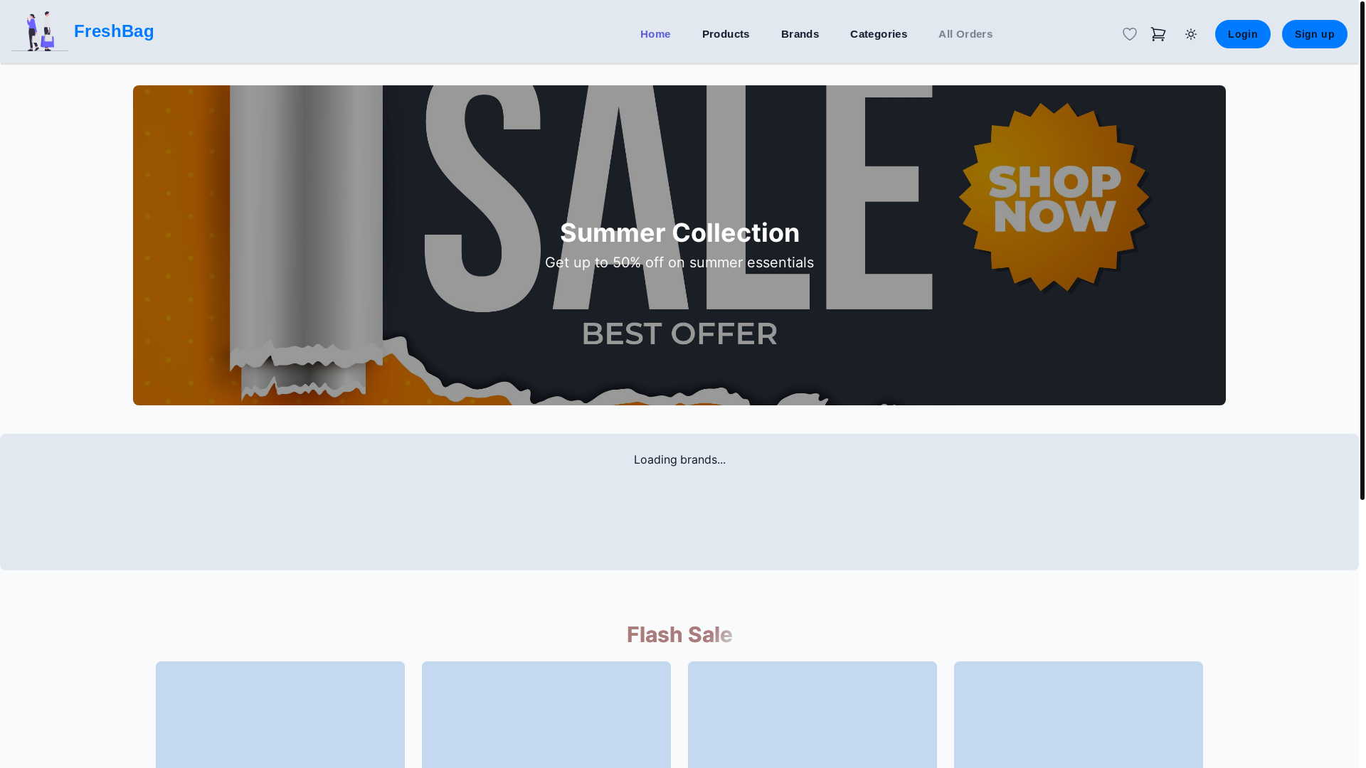 website screenshot of https://e-commerce-route.pages.dev/