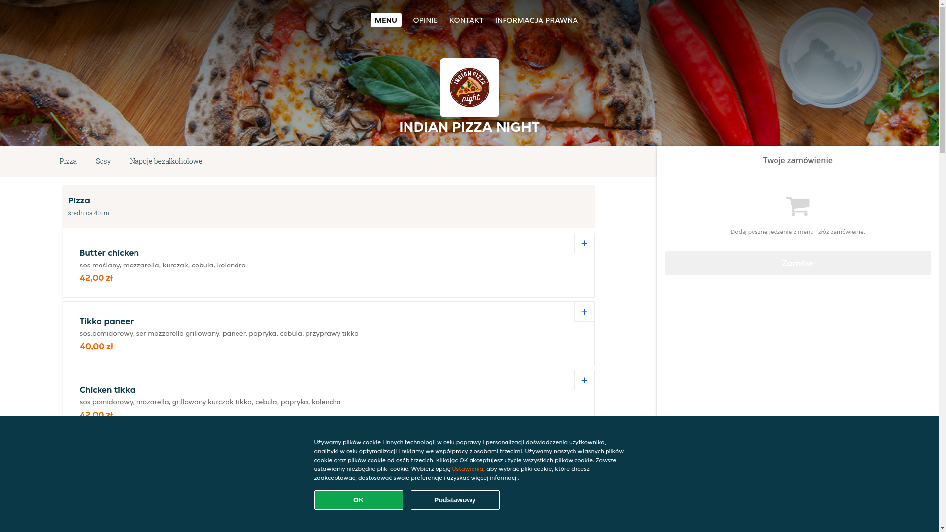 website screenshot of https://indian-pizza-night-pruszcz-gdanski.pl/