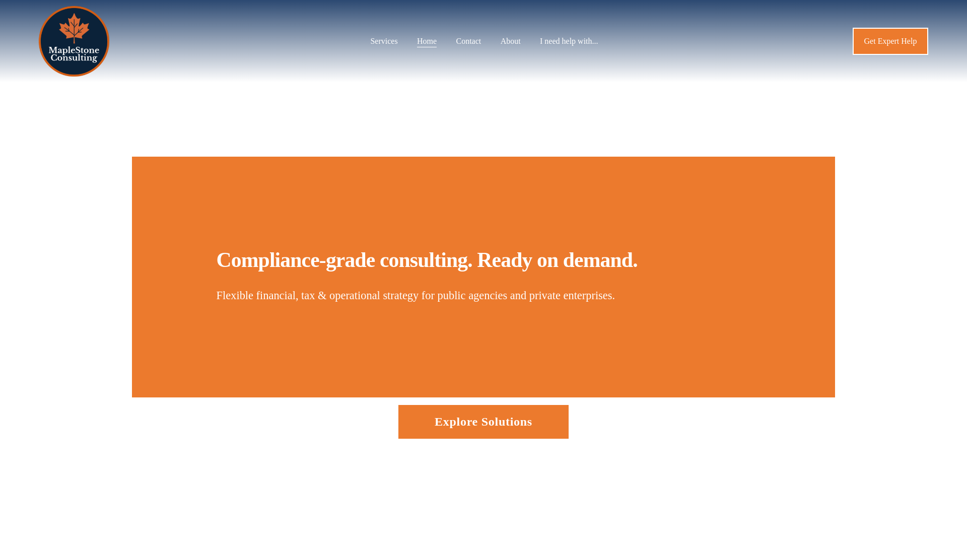 website screenshot of https://maplestone.io/