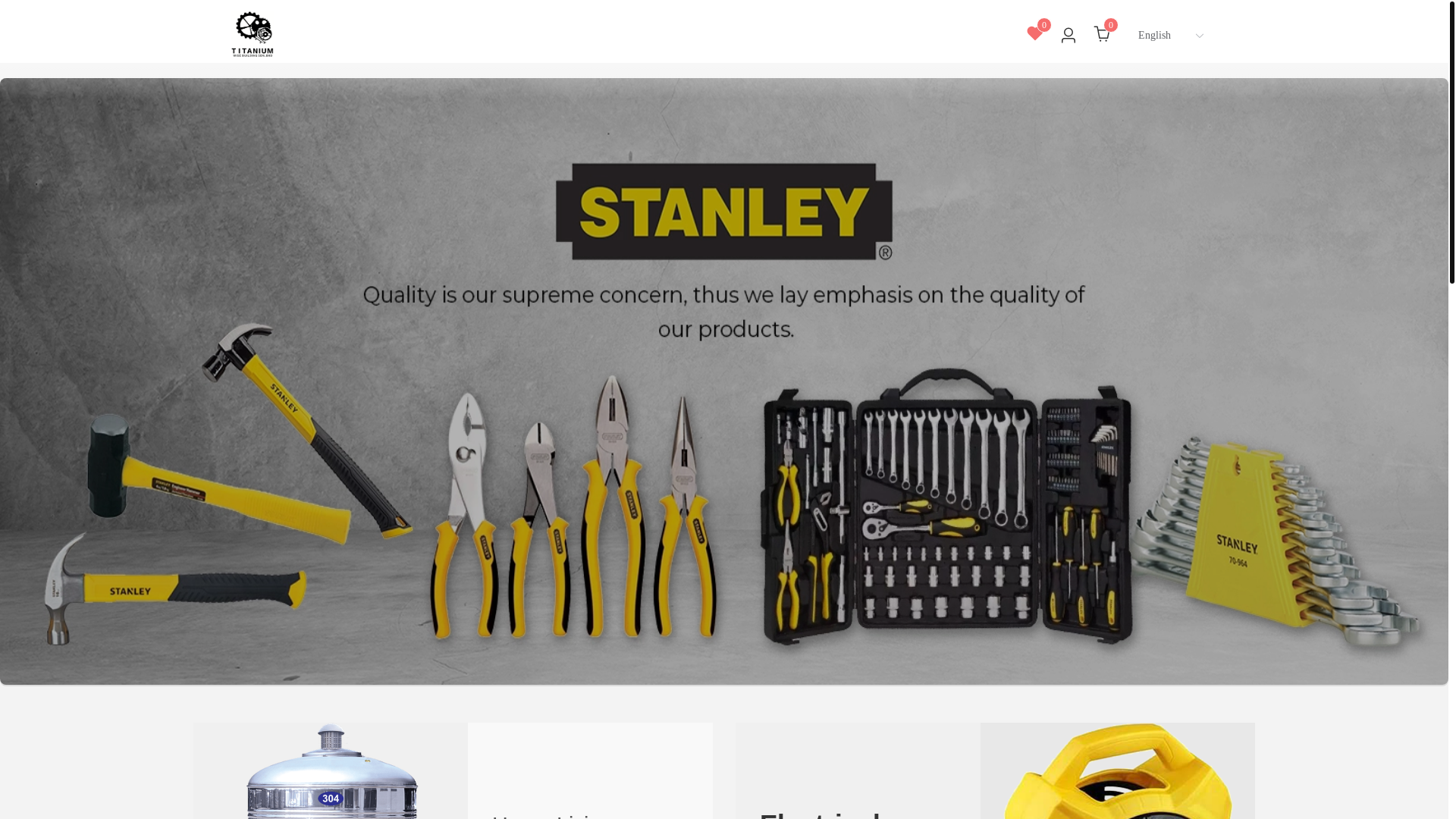 website screenshot of https://titaniumwisebuildingsdnbhd.com/