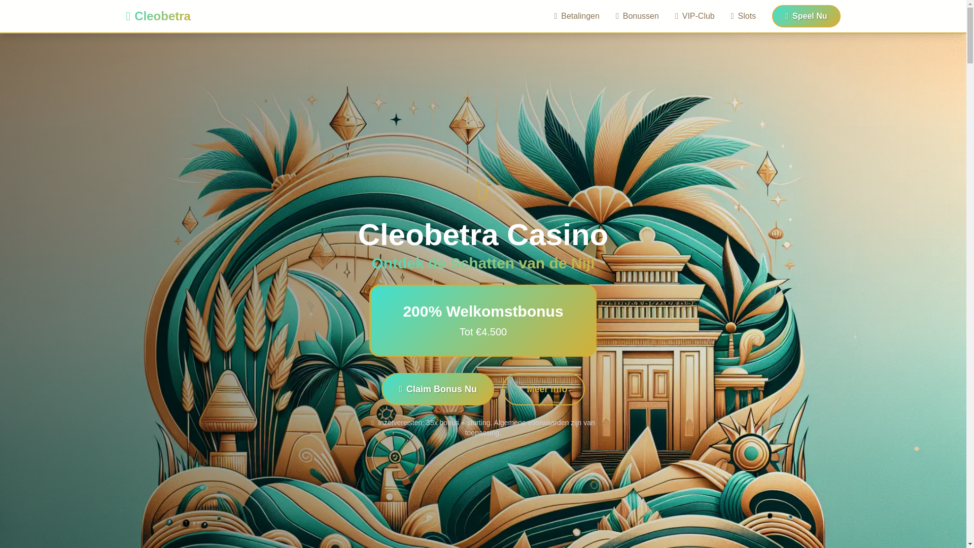 website screenshot of https://cleobetra-nl.pages.dev/