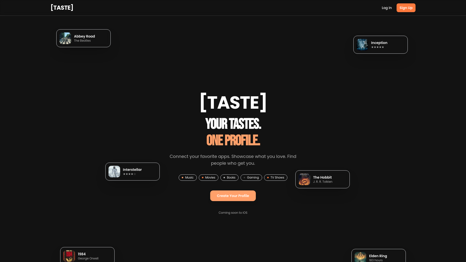 website screenshot of https://urtaste.org/