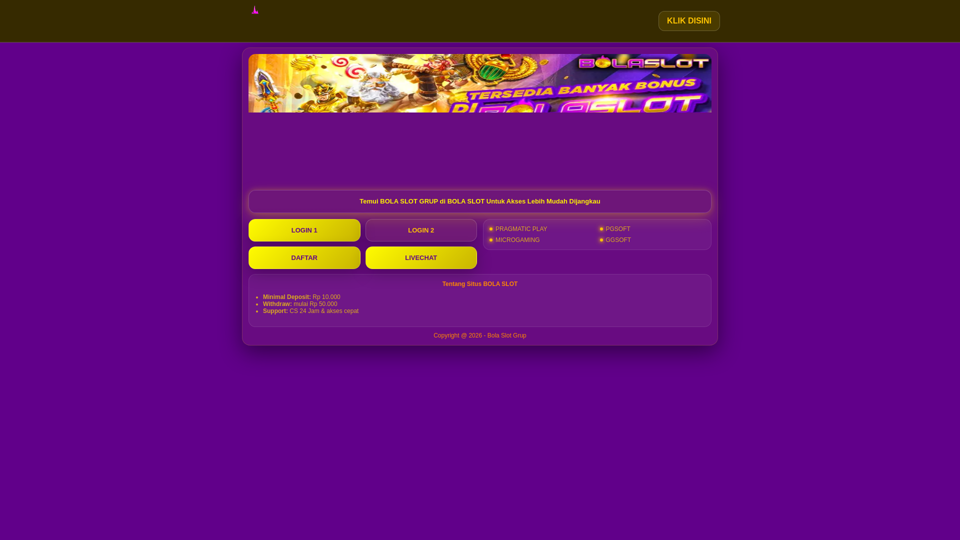 website screenshot of https://blackbolaslot.pages.dev/