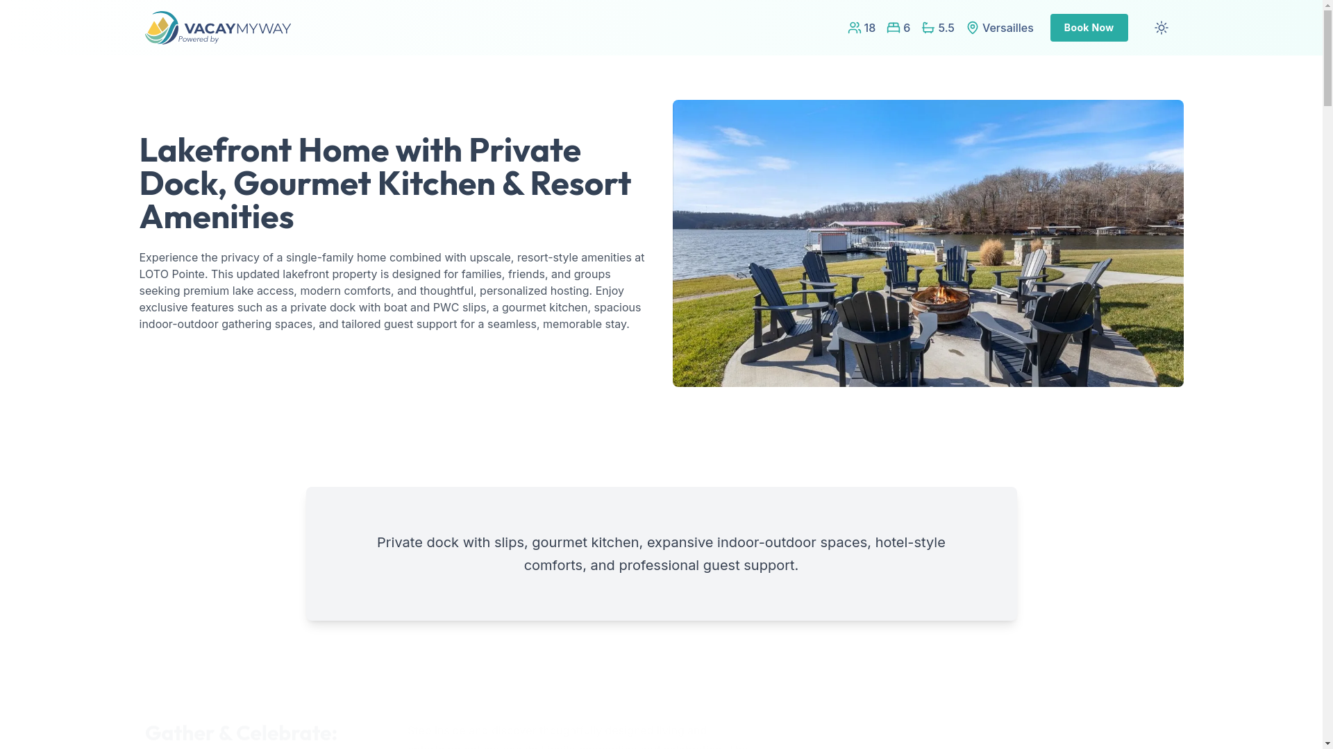 website screenshot of https://tranquilarm.holiday/