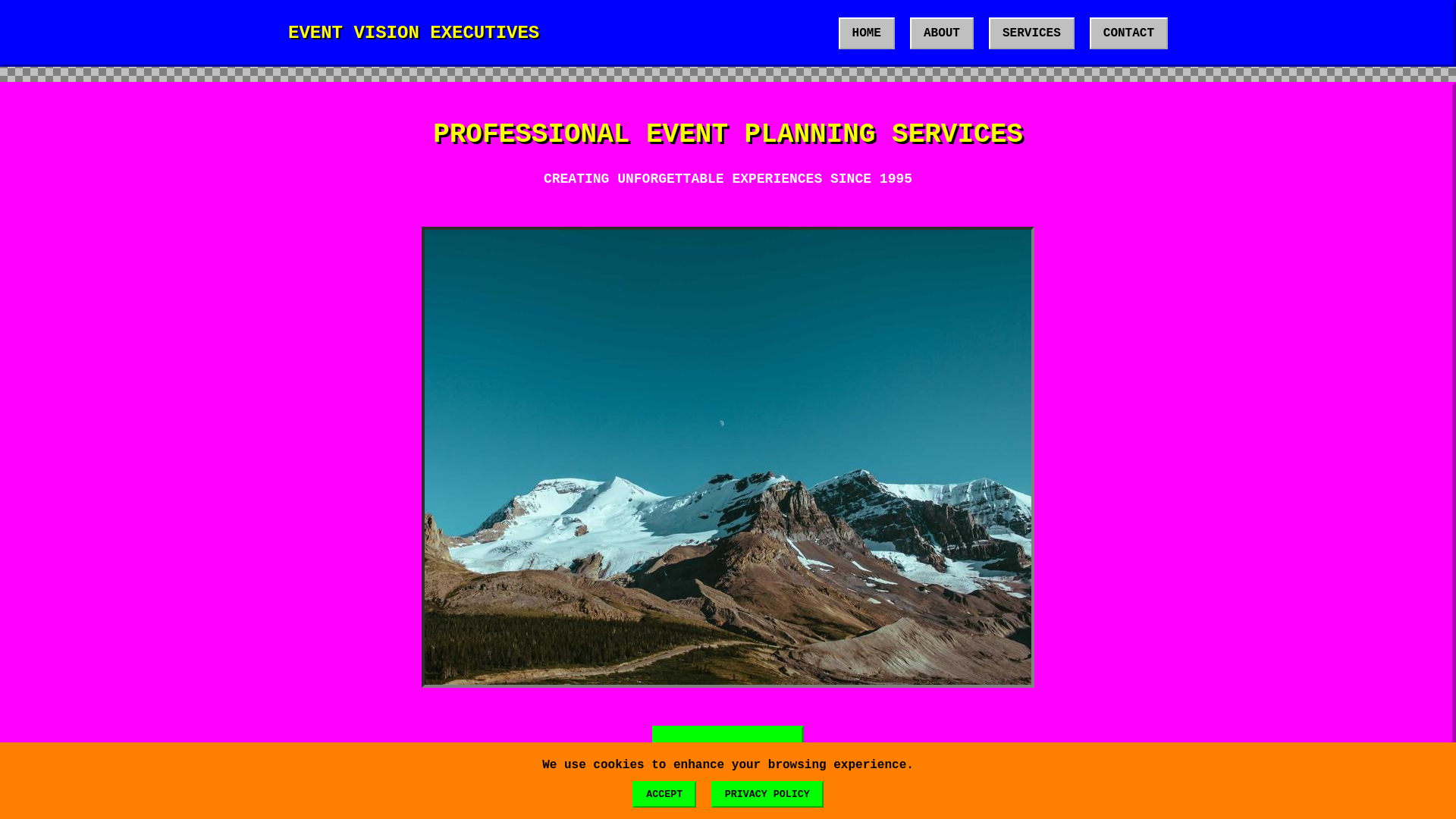 website screenshot of https://eventvisionexecutives.digital