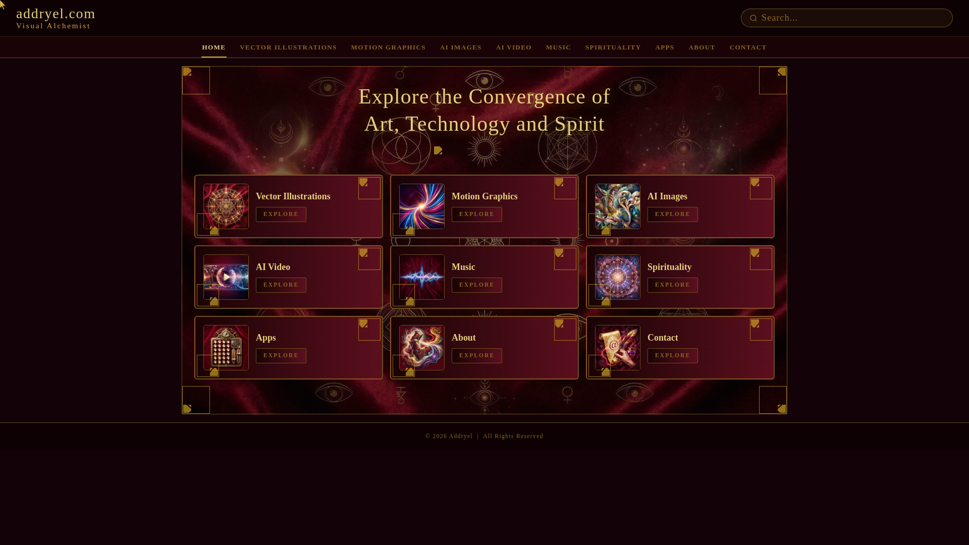 website screenshot of https://addryel-com.pages.dev/