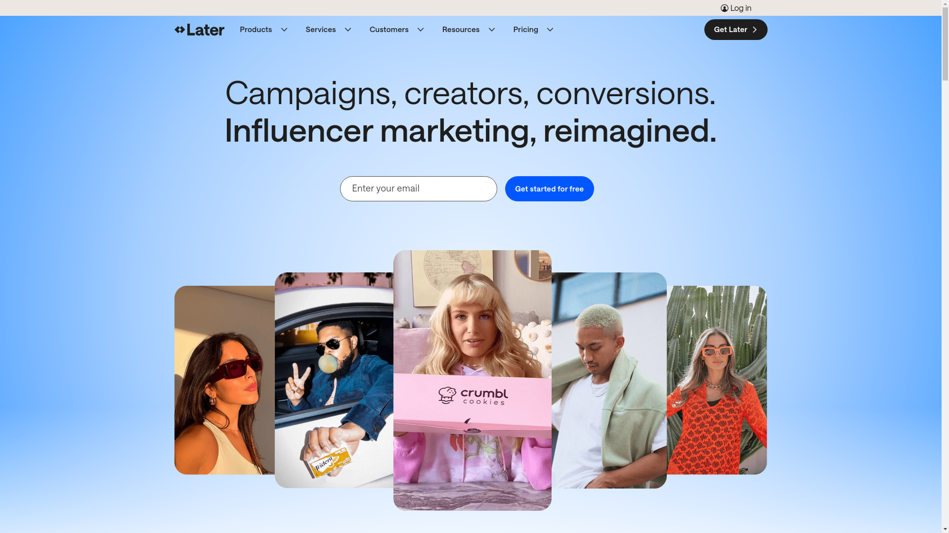 website screenshot of https://latercampaigns.com/