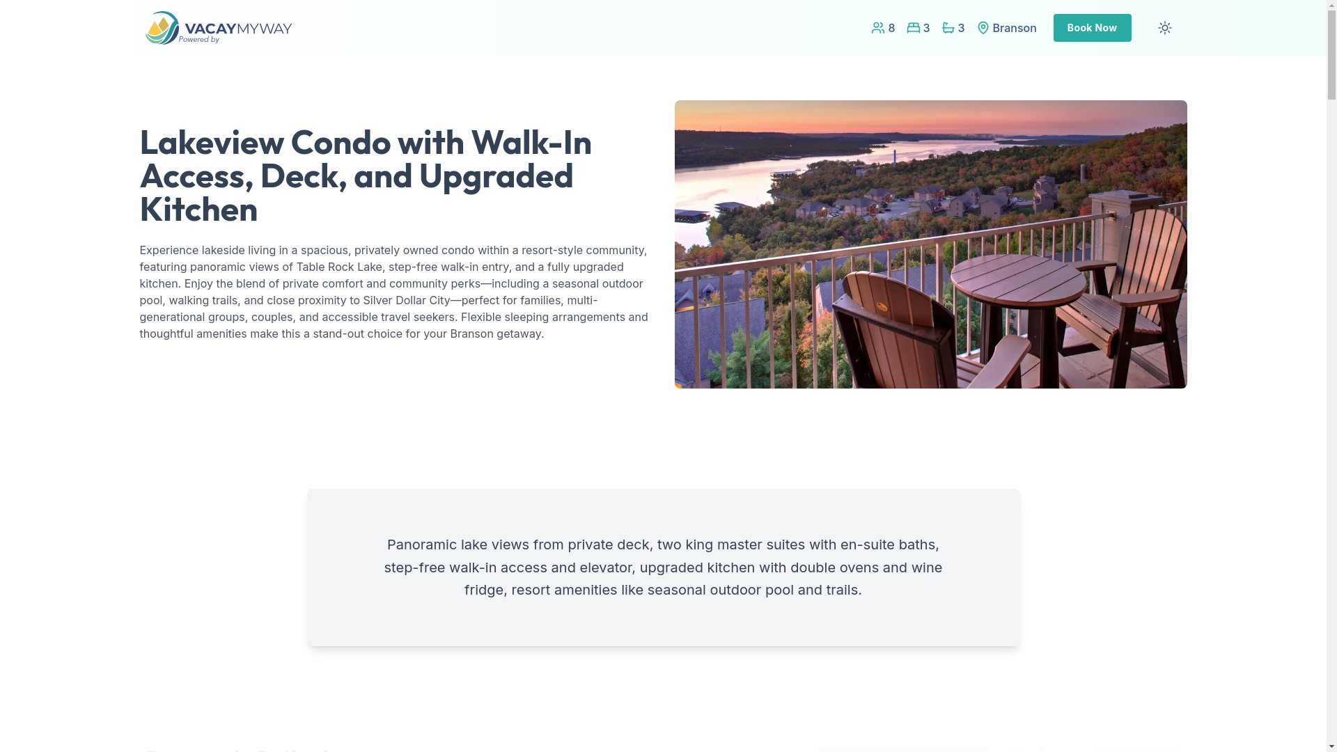 website screenshot of https://hawthornelakeview.house/