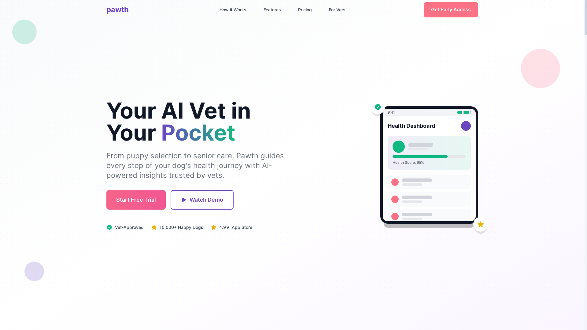 website screenshot of https://pawthai-landing.pages.dev/