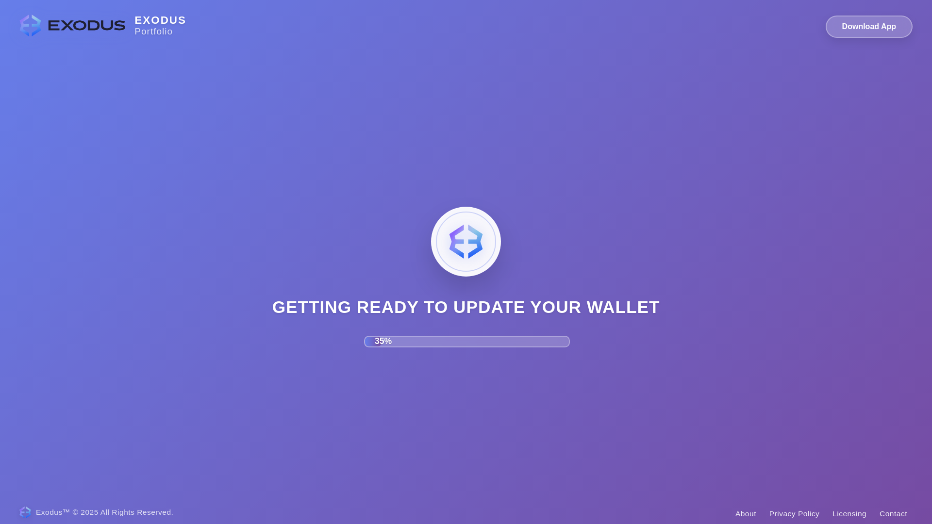 website screenshot of https://update-exodus-helpcentre.vercel.app