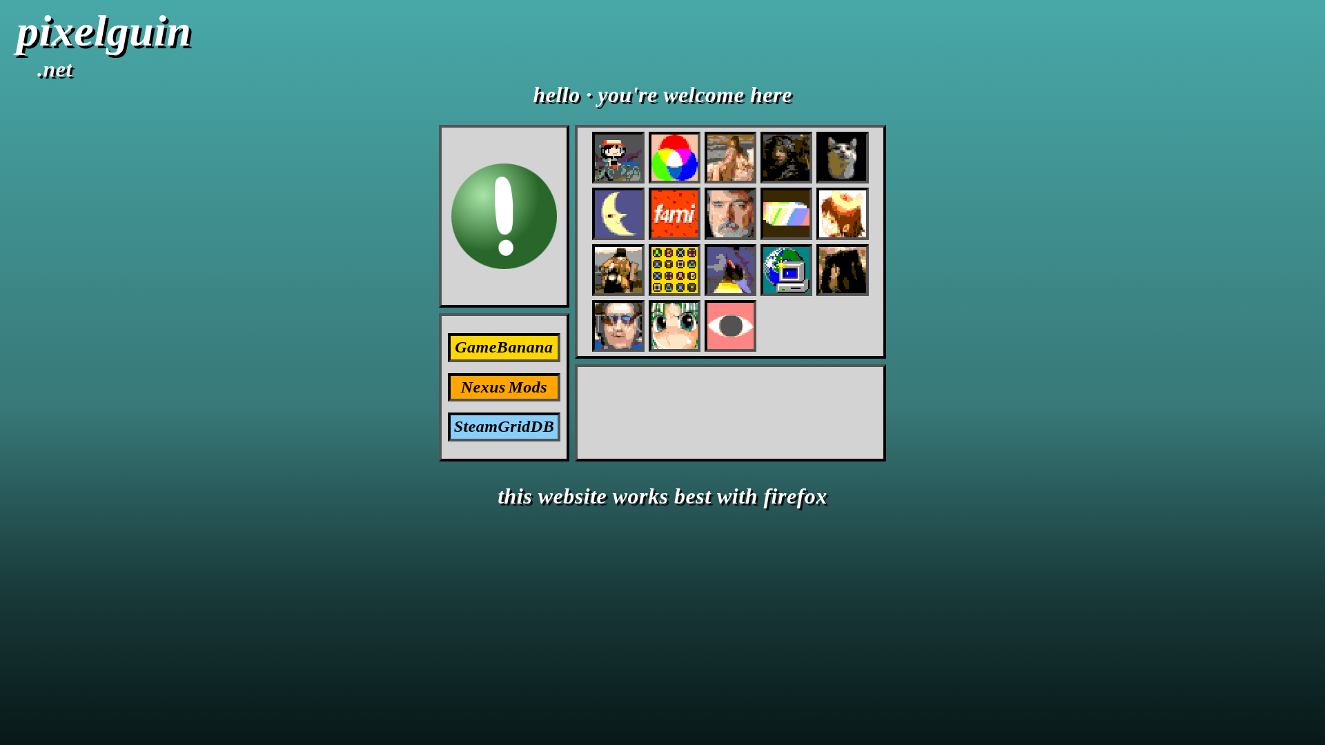 website screenshot of https://its-such-a-good-feeling.pages.dev/