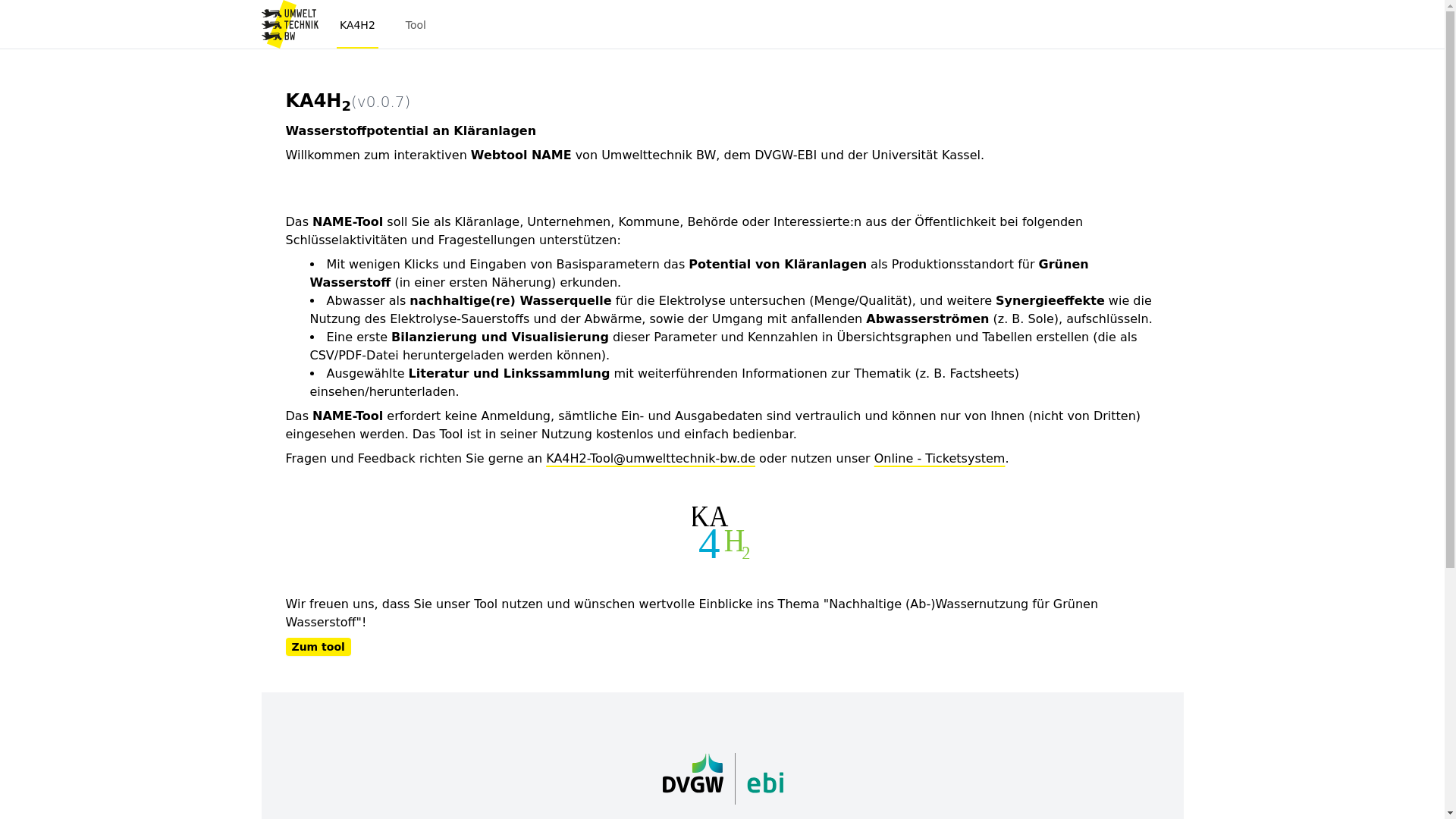 website screenshot of https://h2wasserwende.de/