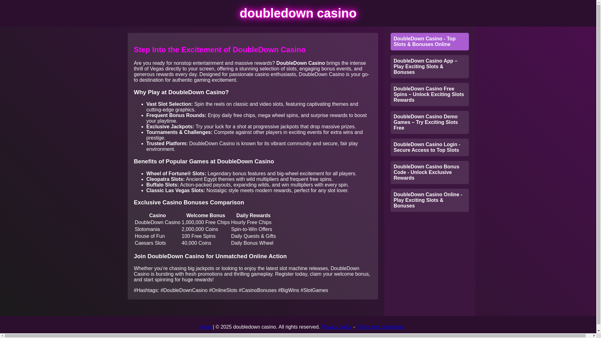 website screenshot of https://doubledown-casinohsu.pages.dev/