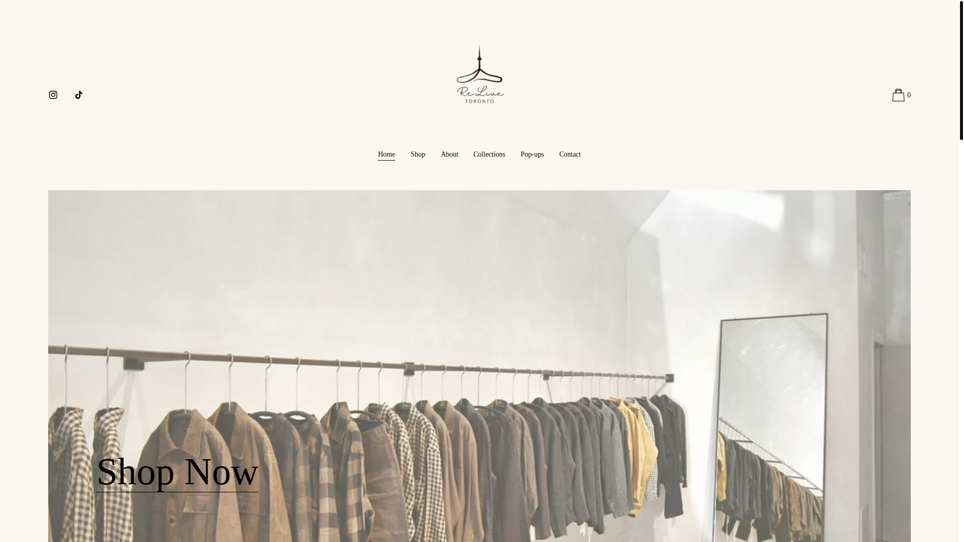website screenshot of https://relivetoronto.com/