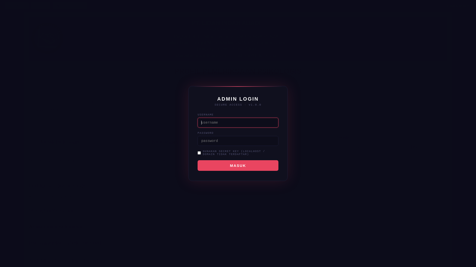 website screenshot of https://psikogram.pages.dev/
