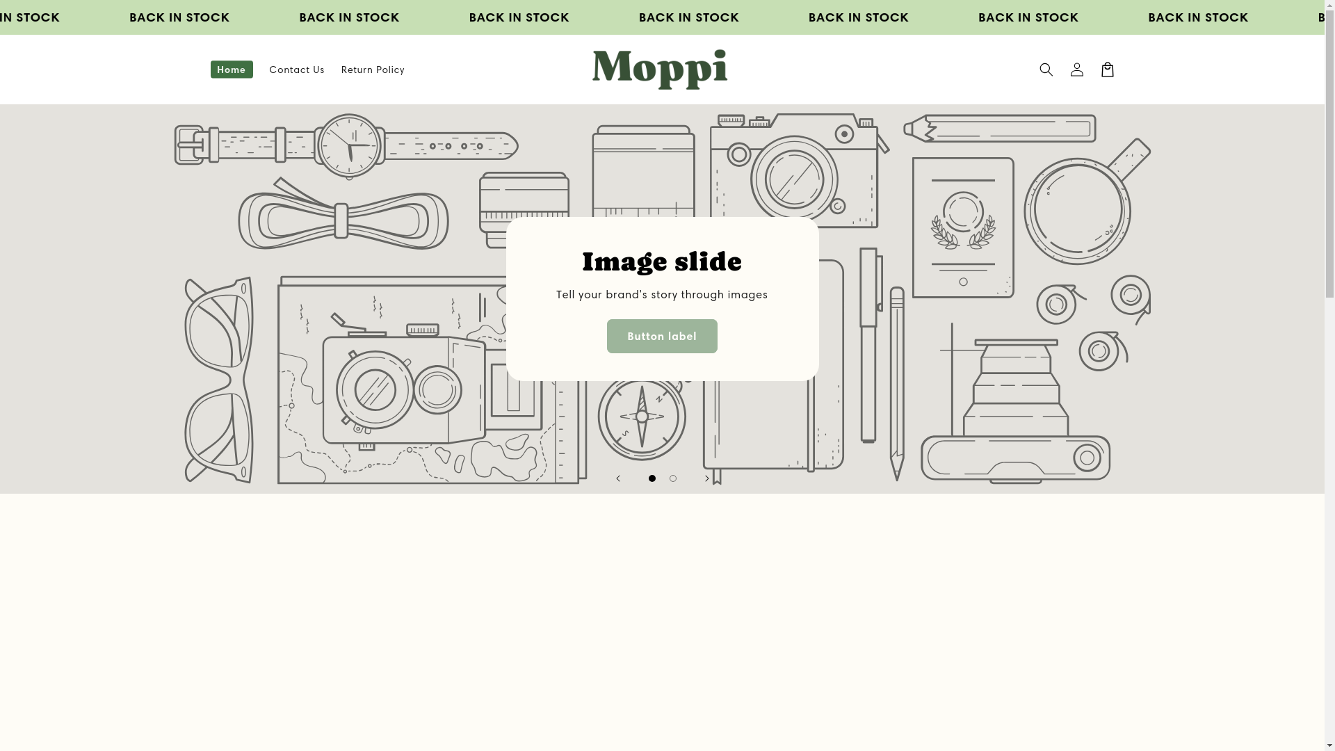 website screenshot of https://shopclickpix.com/