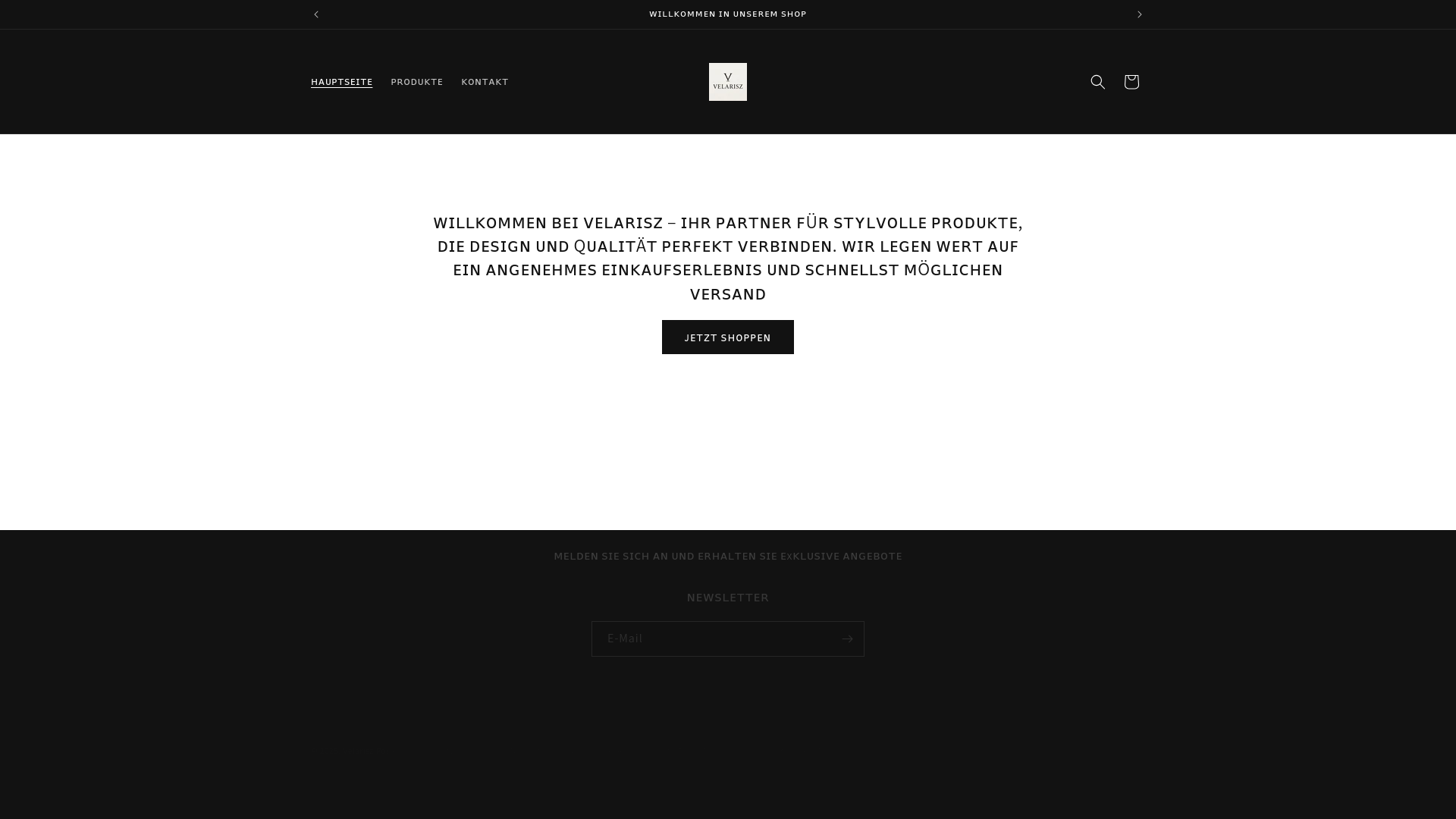 website screenshot of https://velarisz.com/