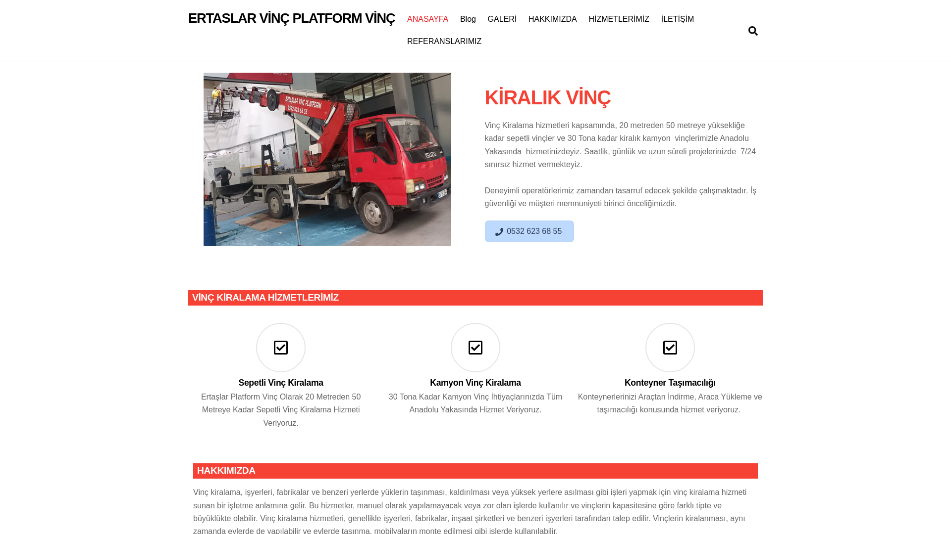 website screenshot of https://ertaslarsepetlivinc.com.tr/