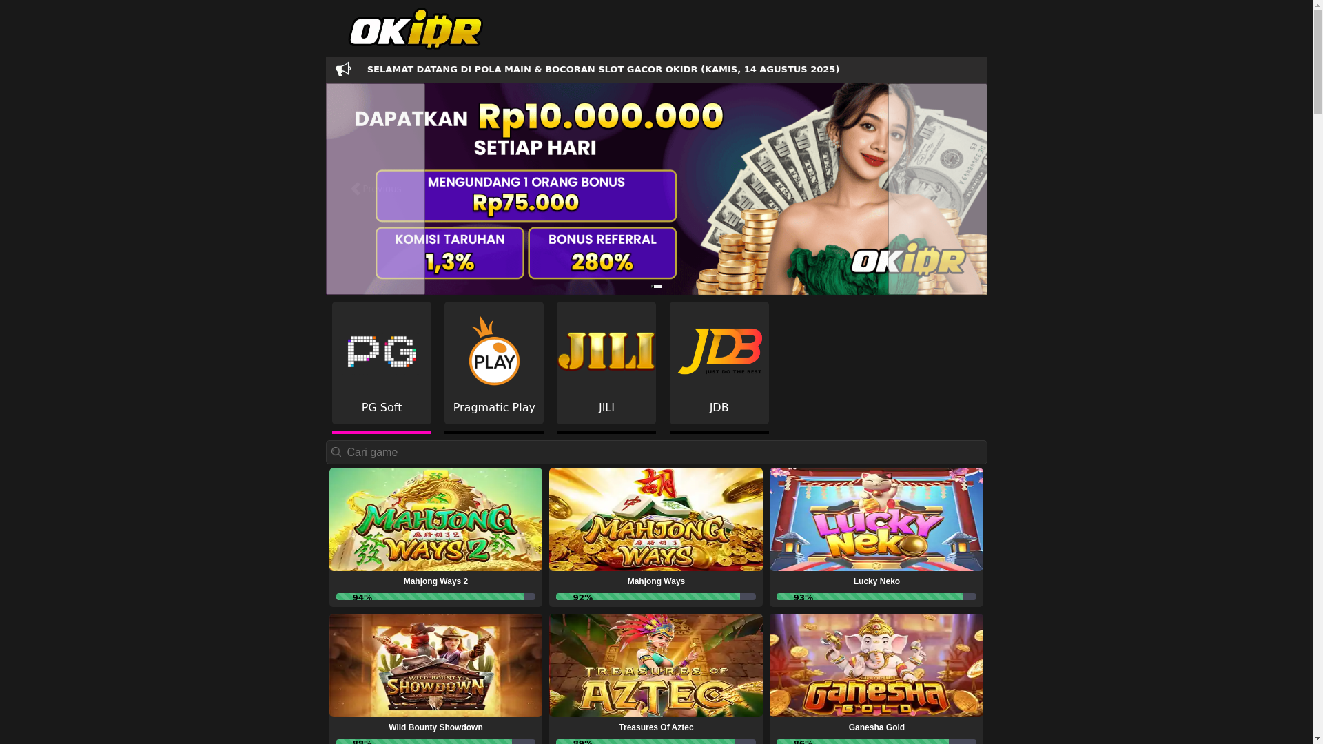 website screenshot of https://keripikcokelat.club/